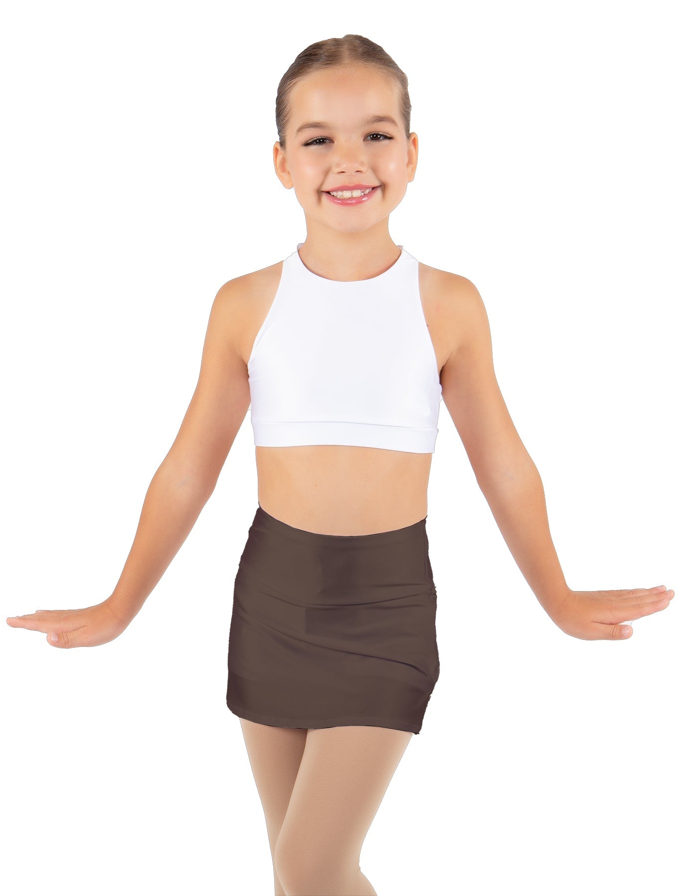 Solid Lycra Cheer Skort