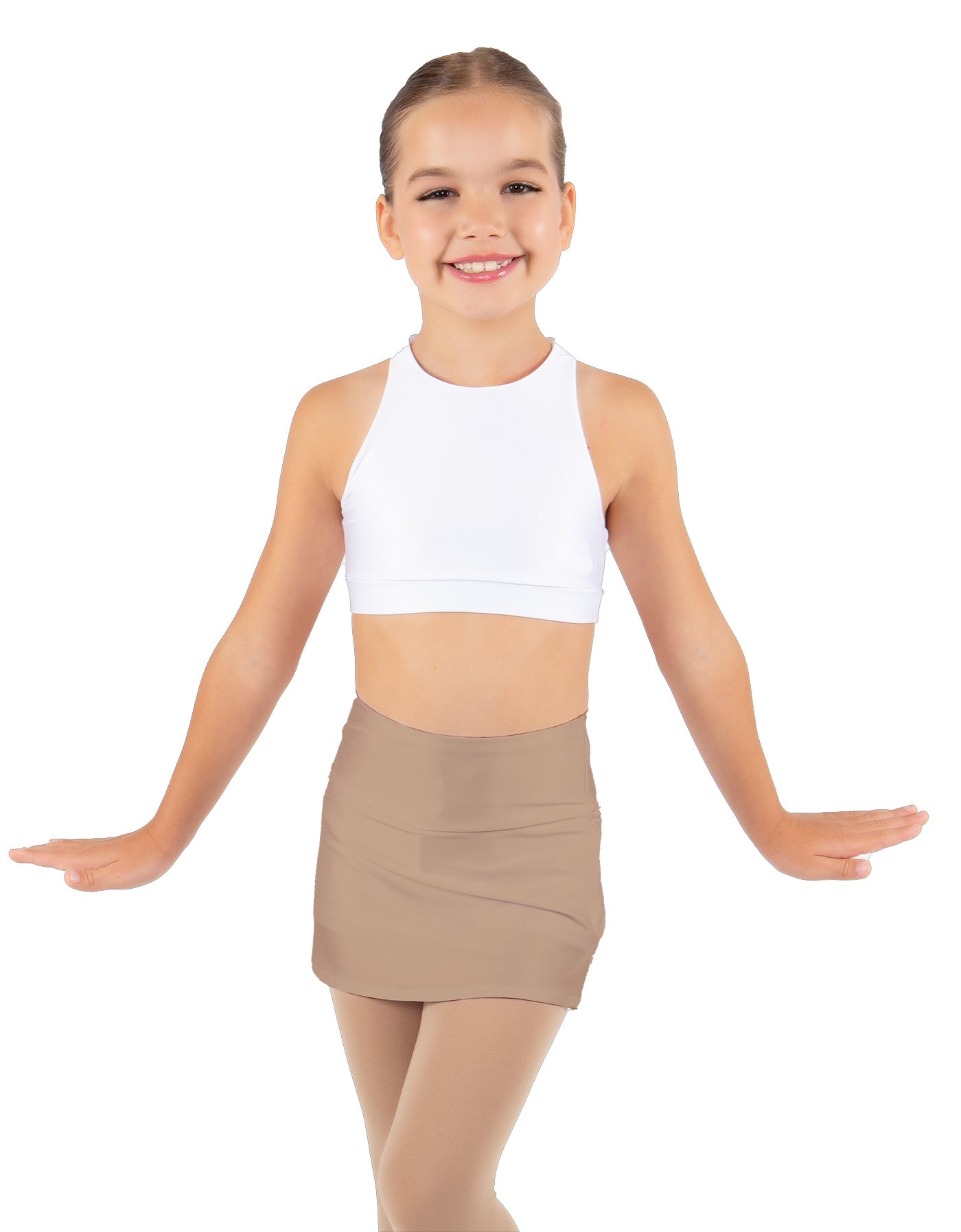 Solid Lycra Cheer Skort