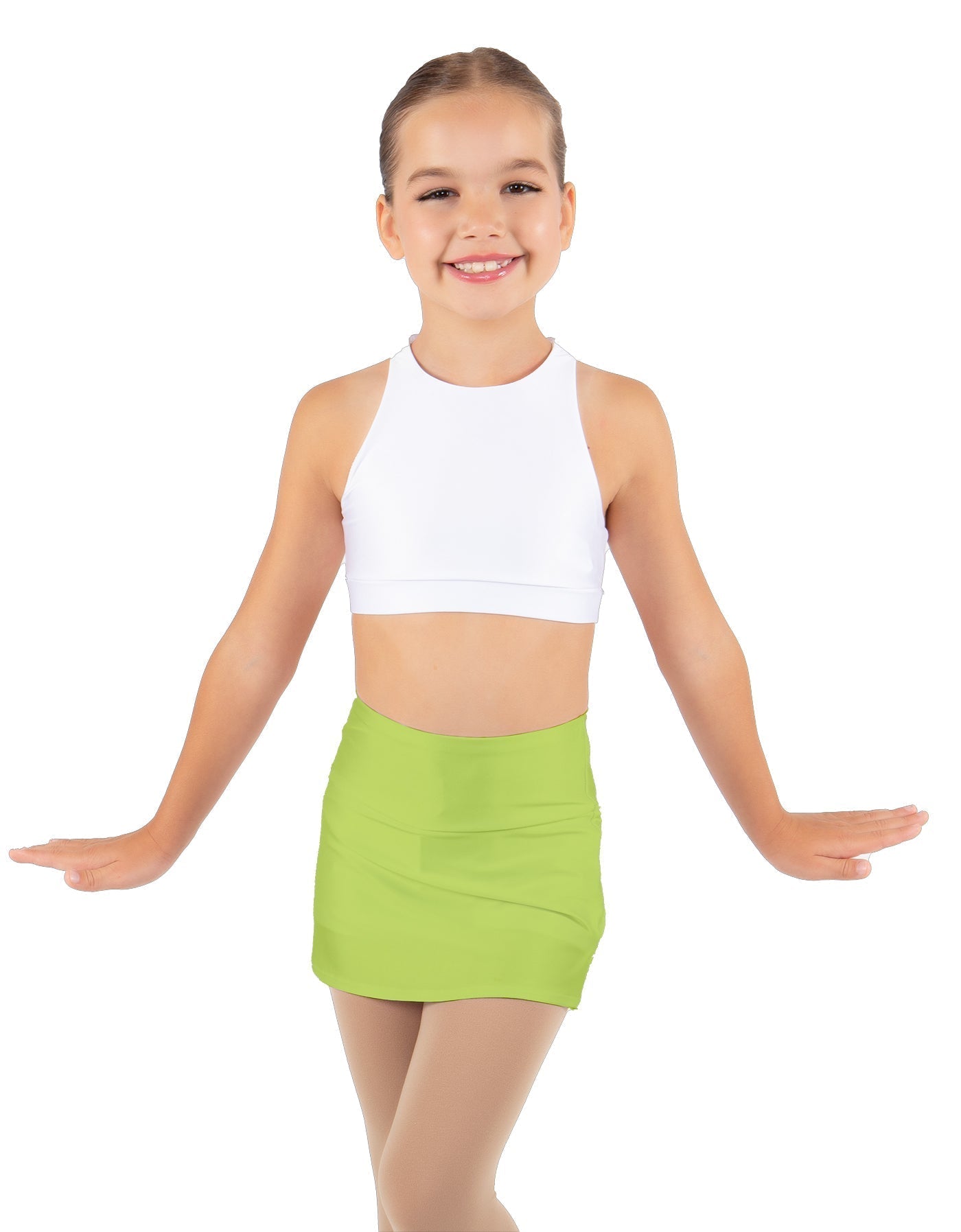 Solid Lycra Cheer Skort