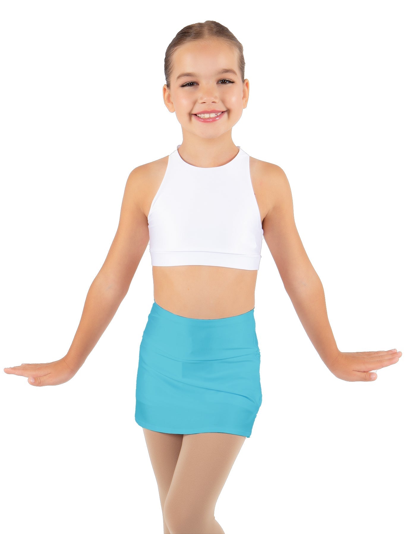 Solid Lycra Cheer Skort