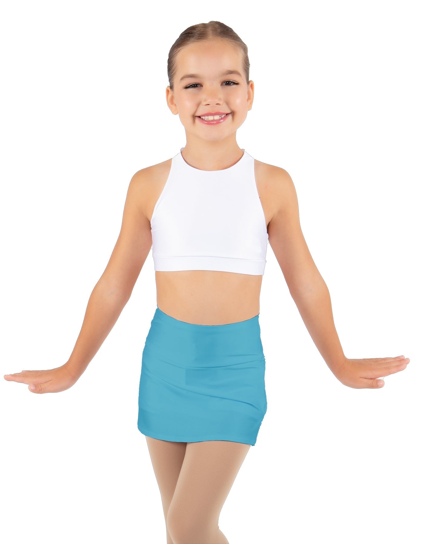 Solid Lycra Cheer Skort