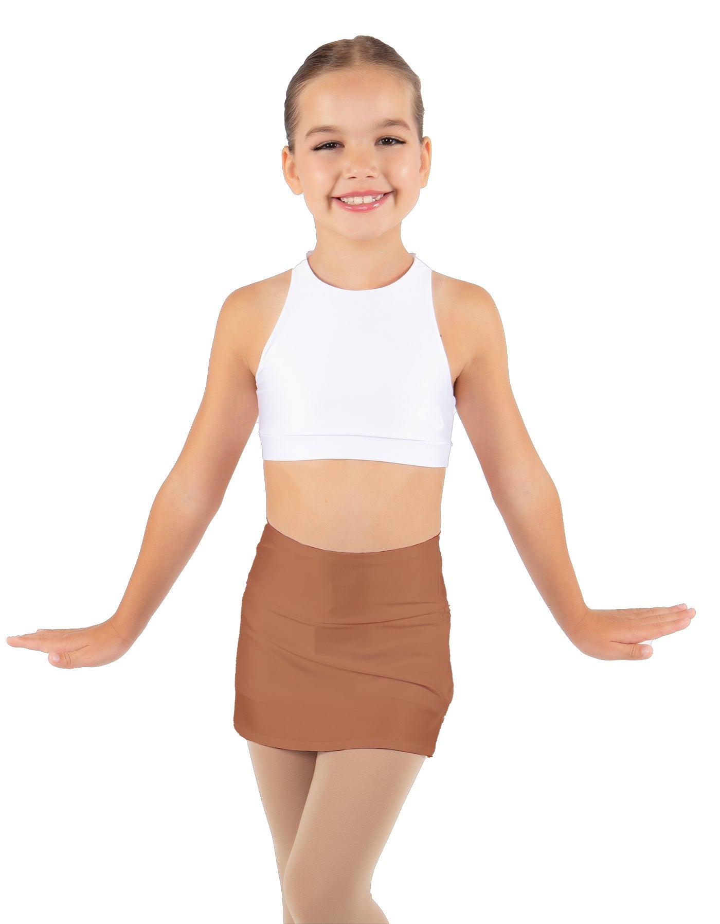 Solid Lycra Cheer Skort