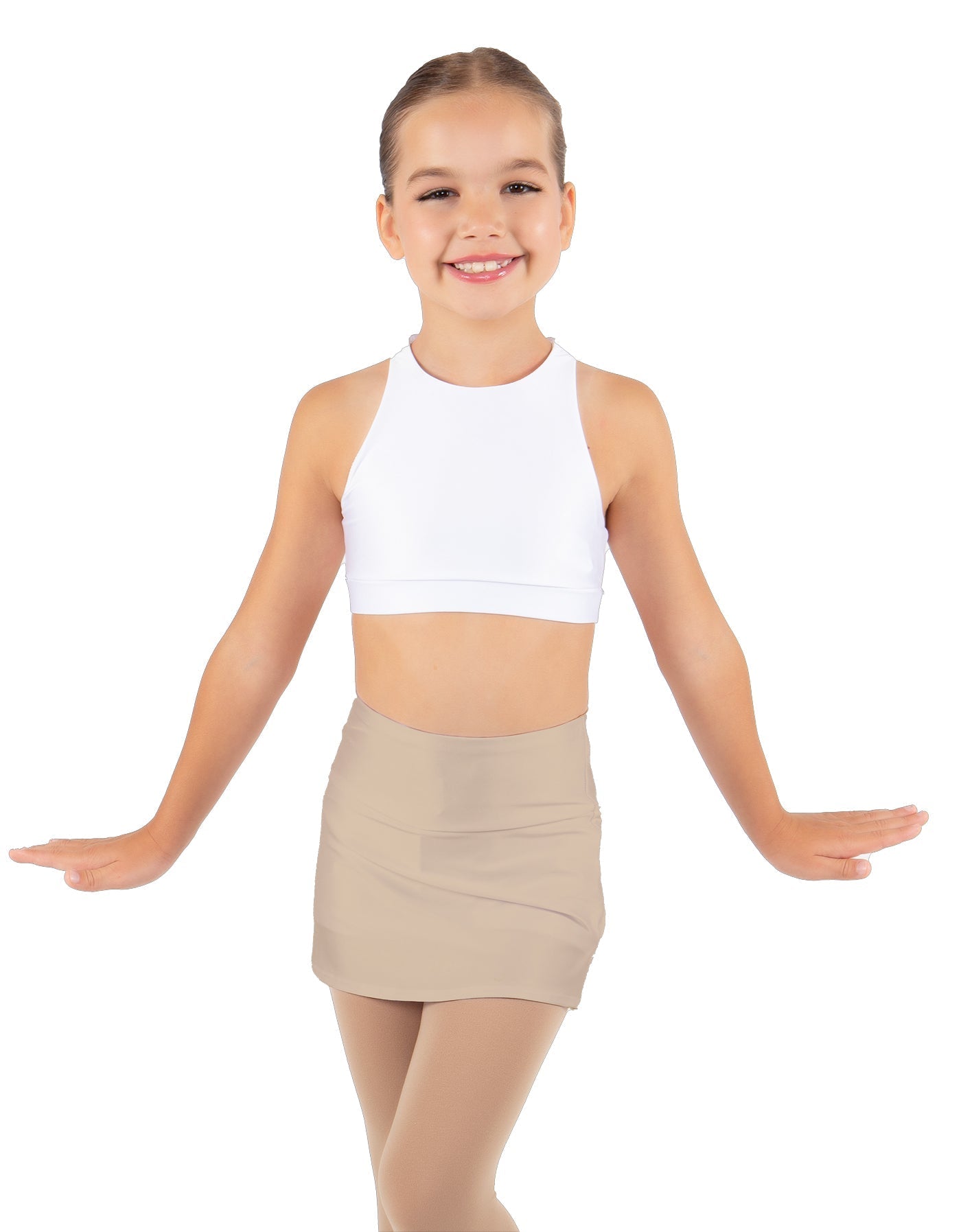Solid Lycra Cheer Skort
