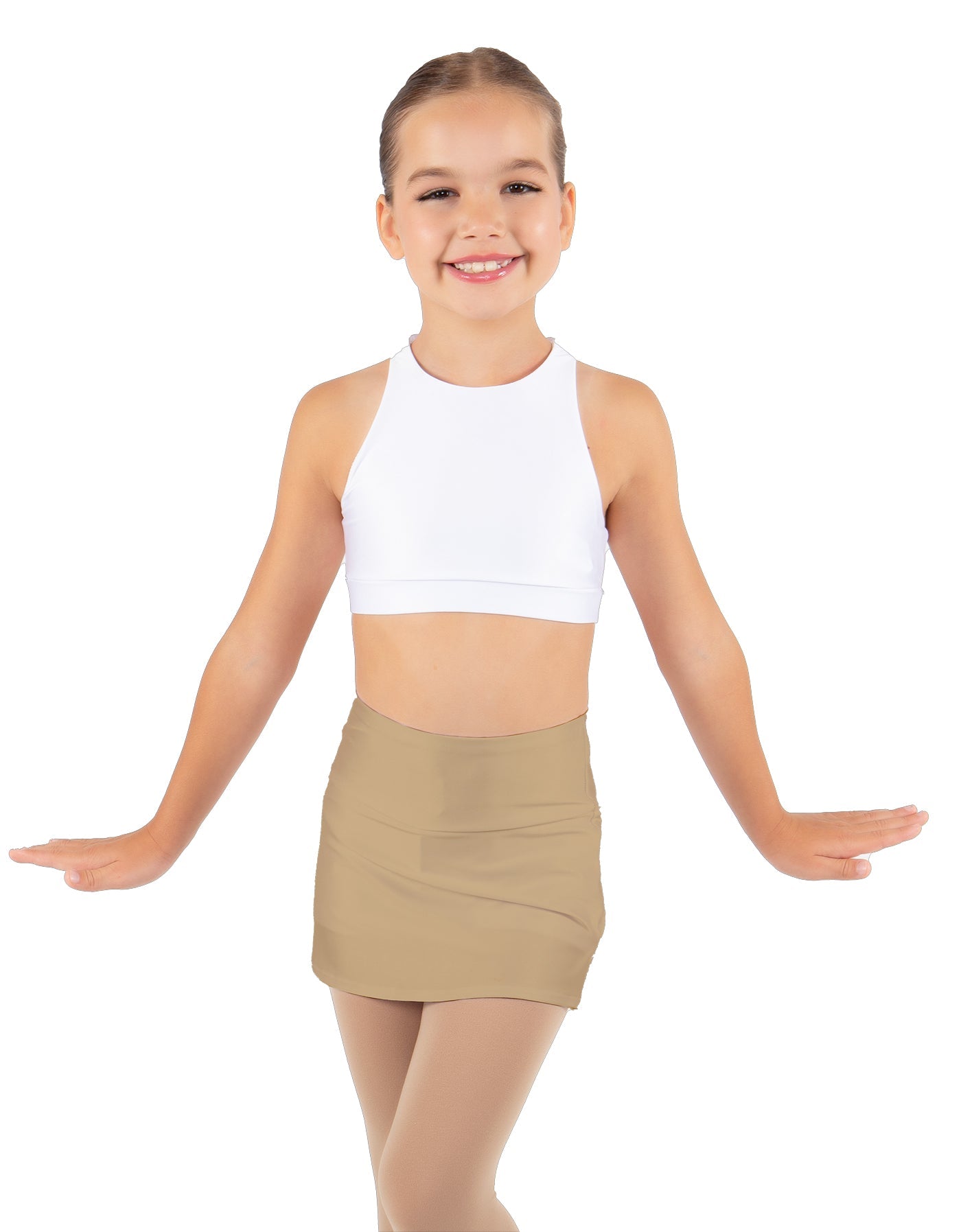 Solid Lycra Cheer Skort