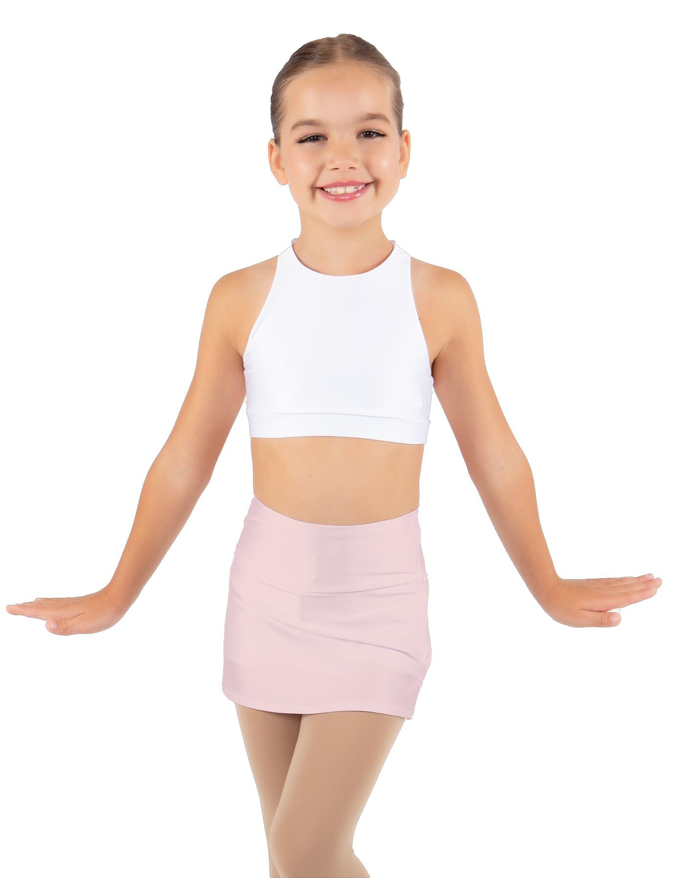 Solid Lycra Cheer Skort