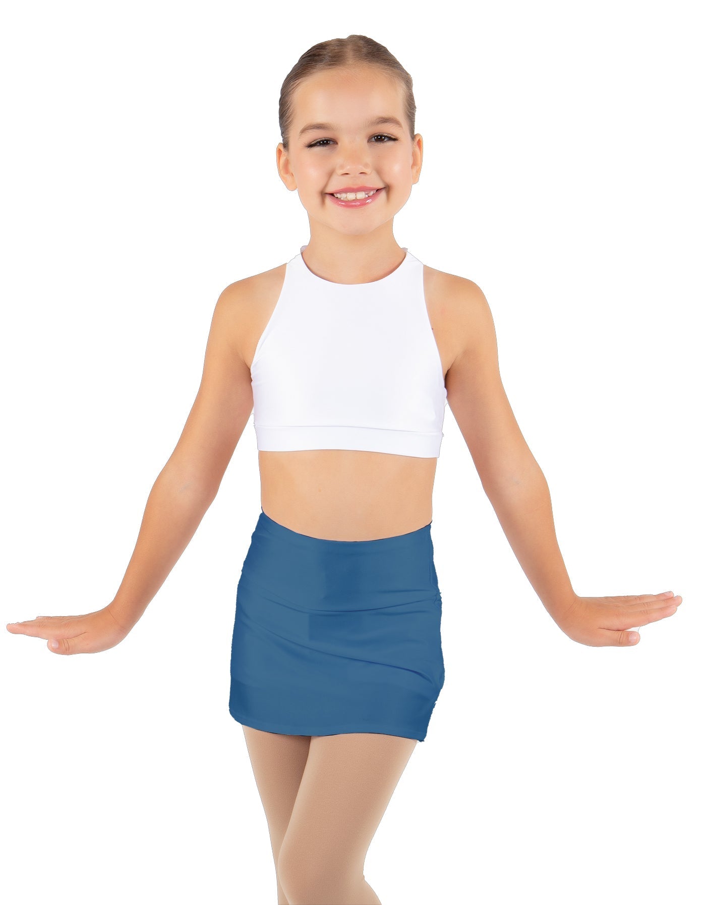 Solid Lycra Cheer Skort