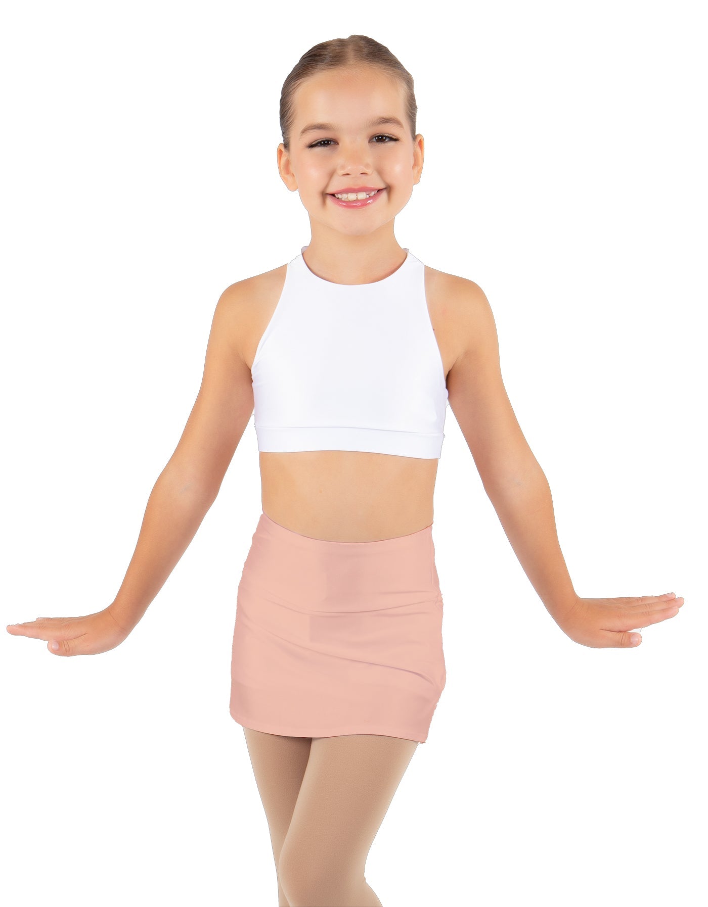 Solid Lycra Cheer Skort