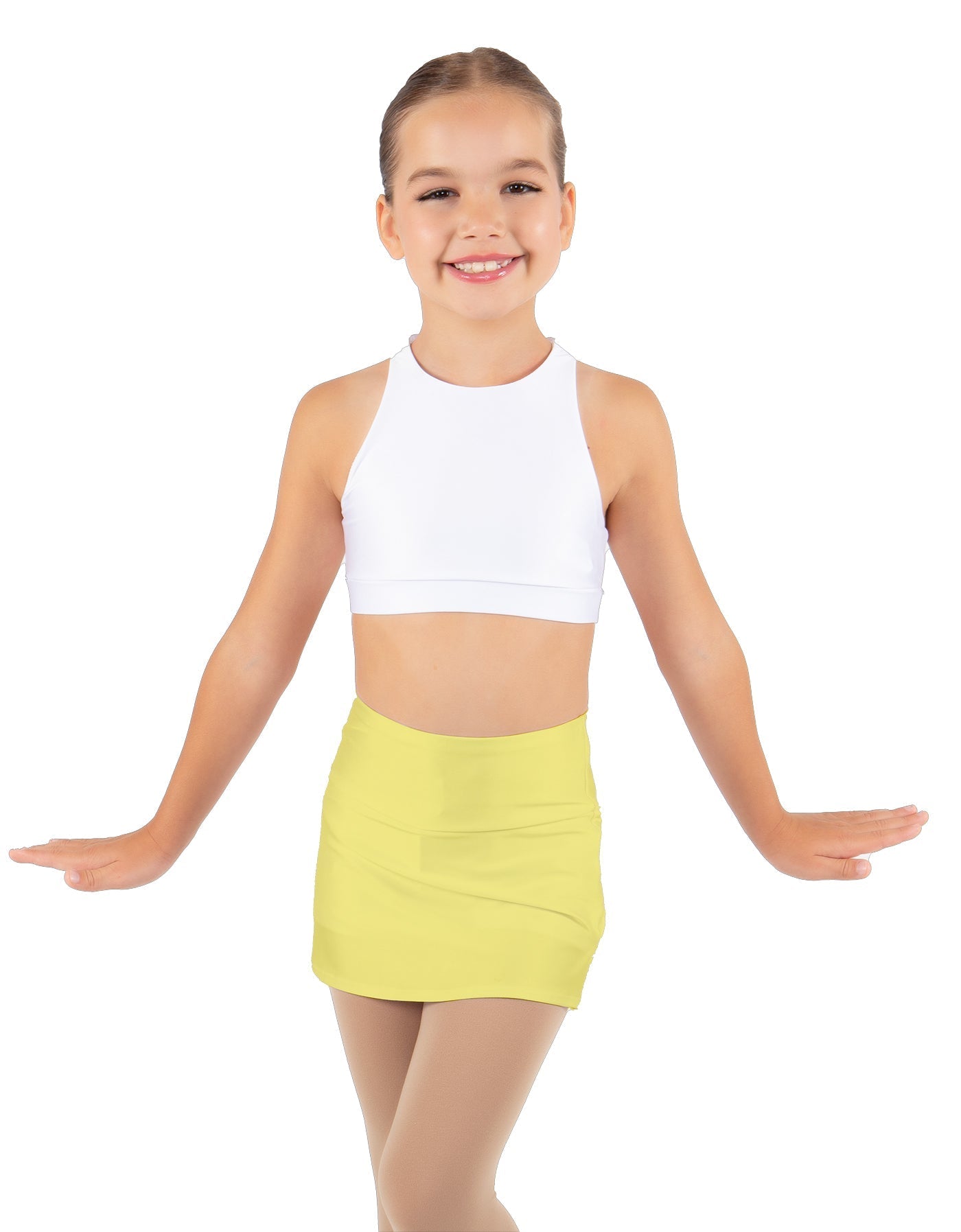 Solid Lycra Cheer Skort