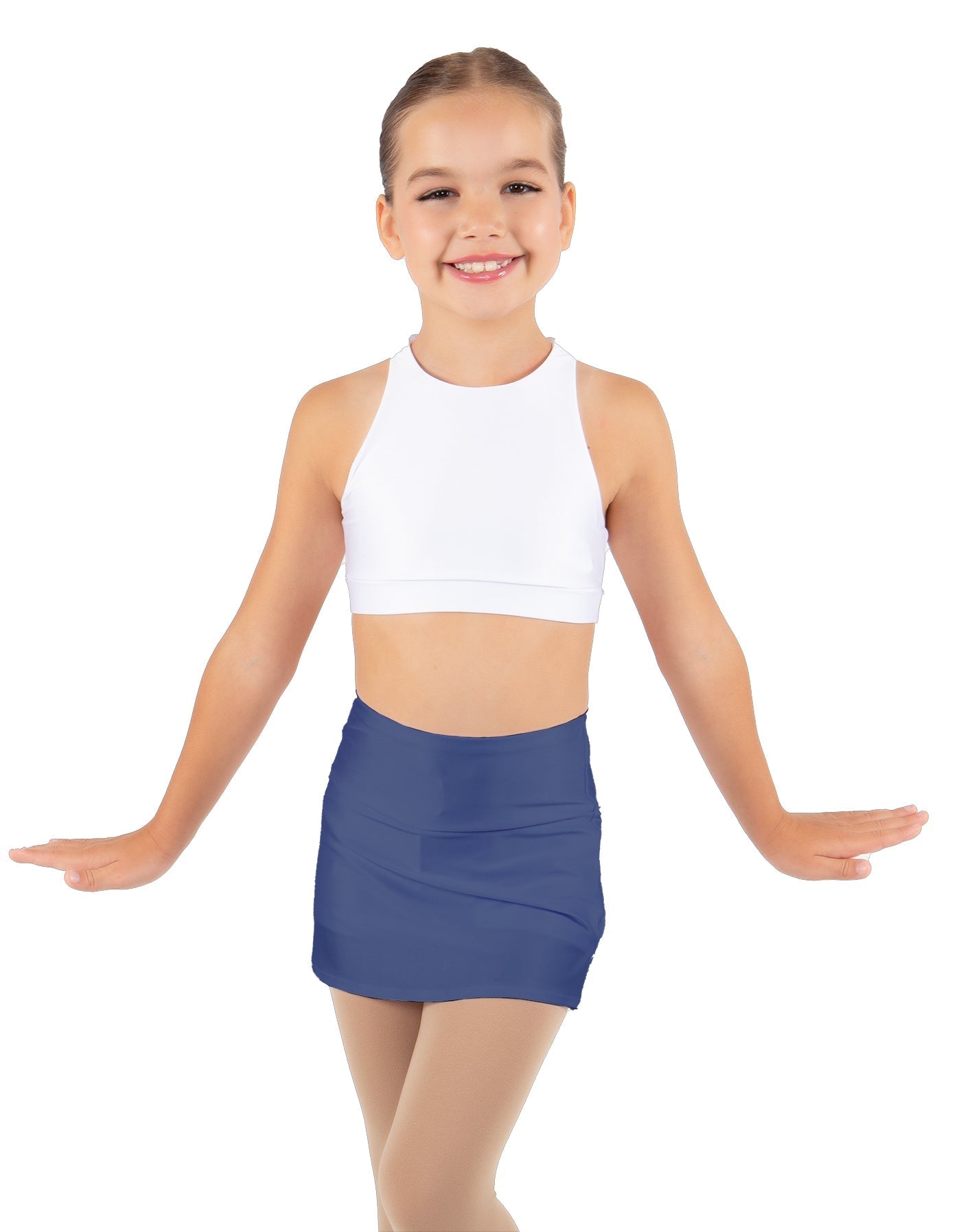 Solid Lycra Cheer Skort