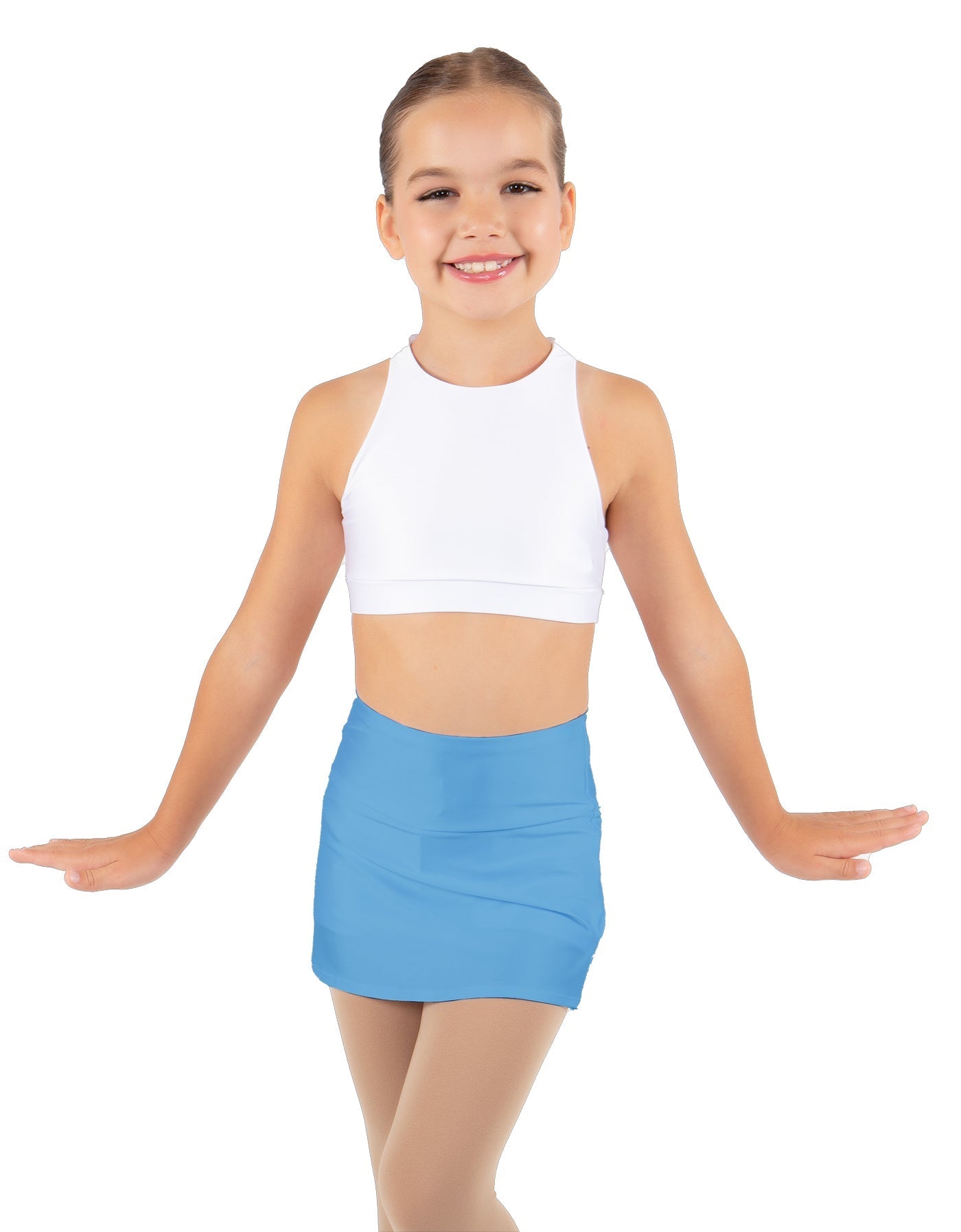 Solid Lycra Cheer Skort