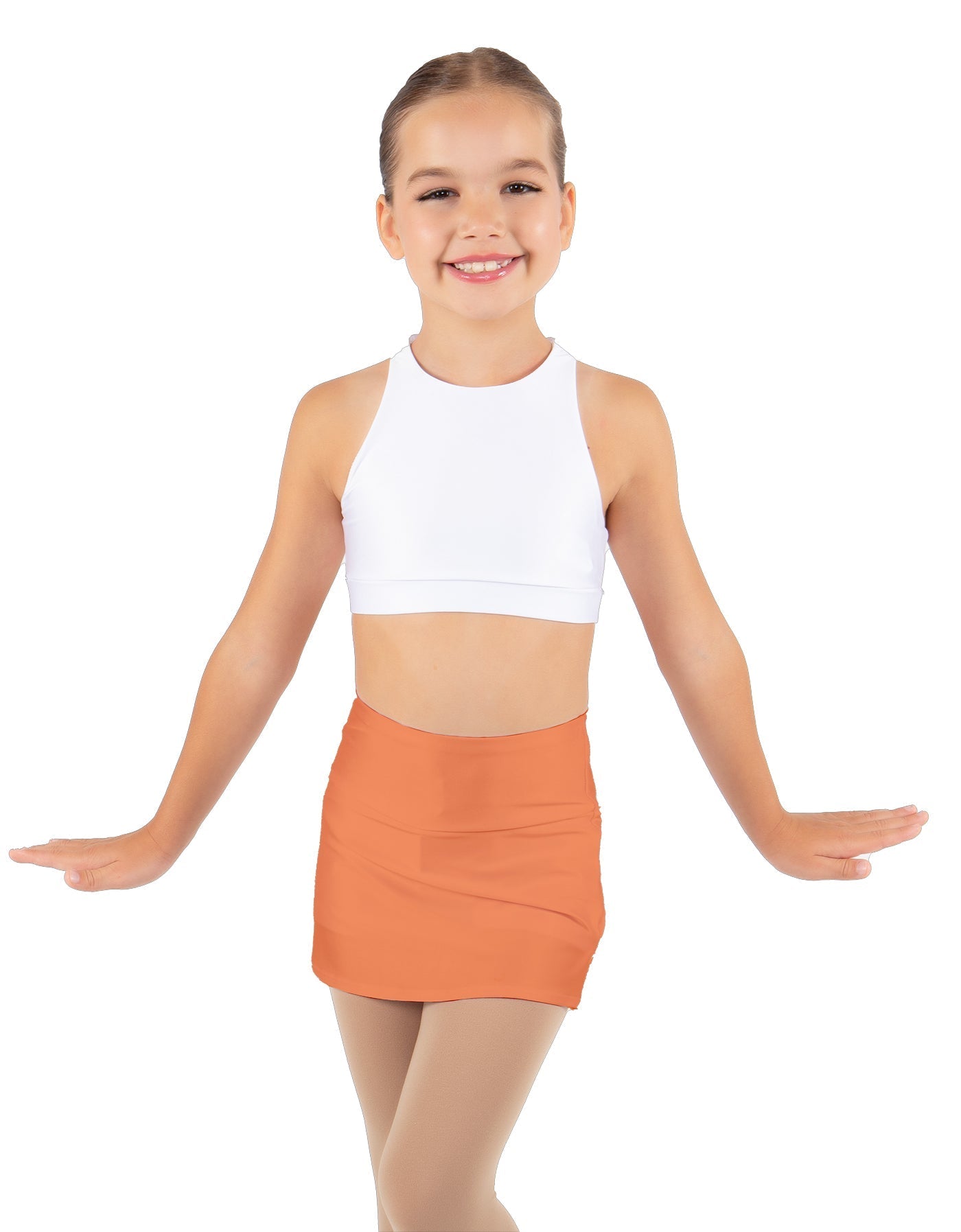 Solid Lycra Cheer Skort