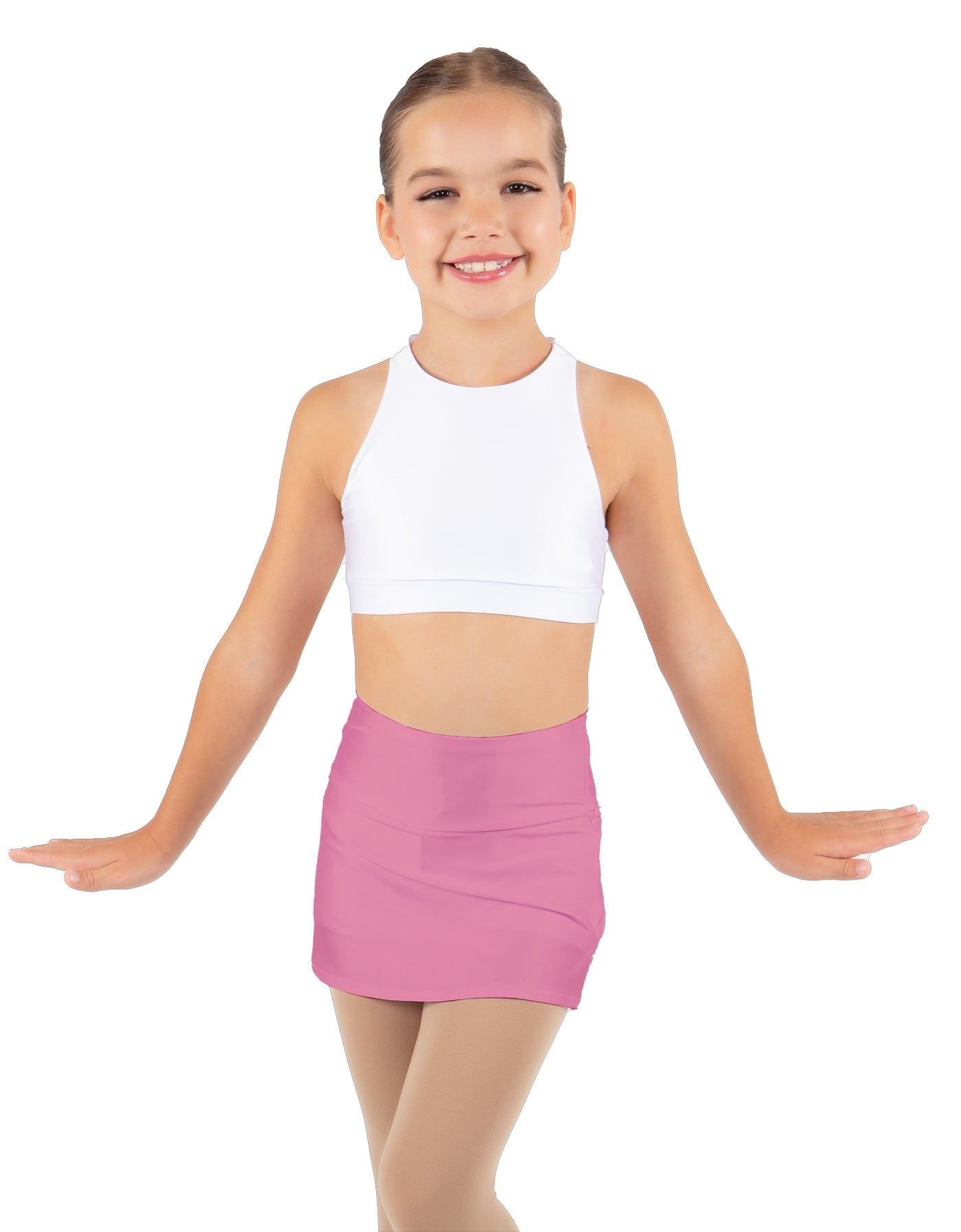Solid Lycra Cheer Skort