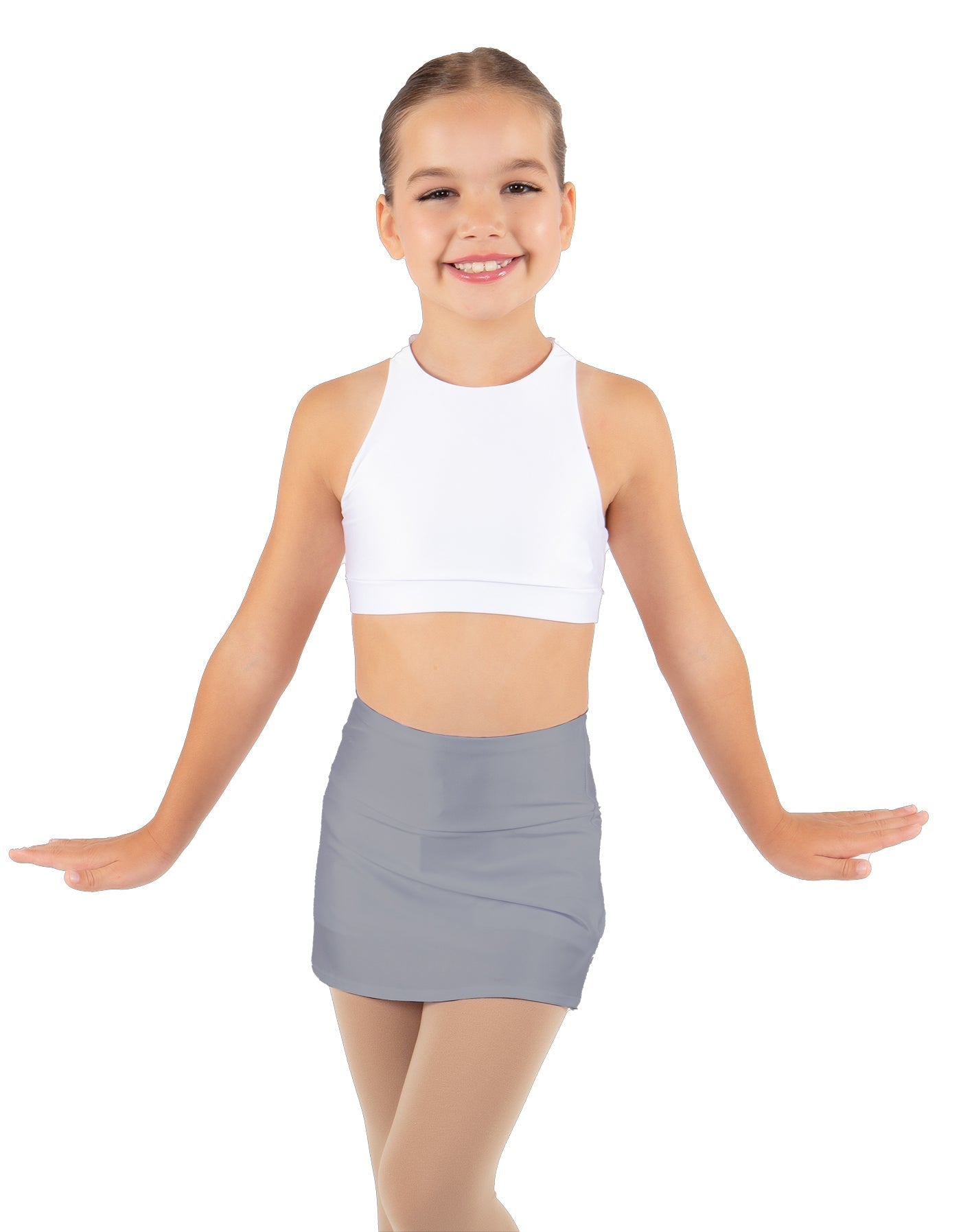 Solid Lycra Cheer Skort