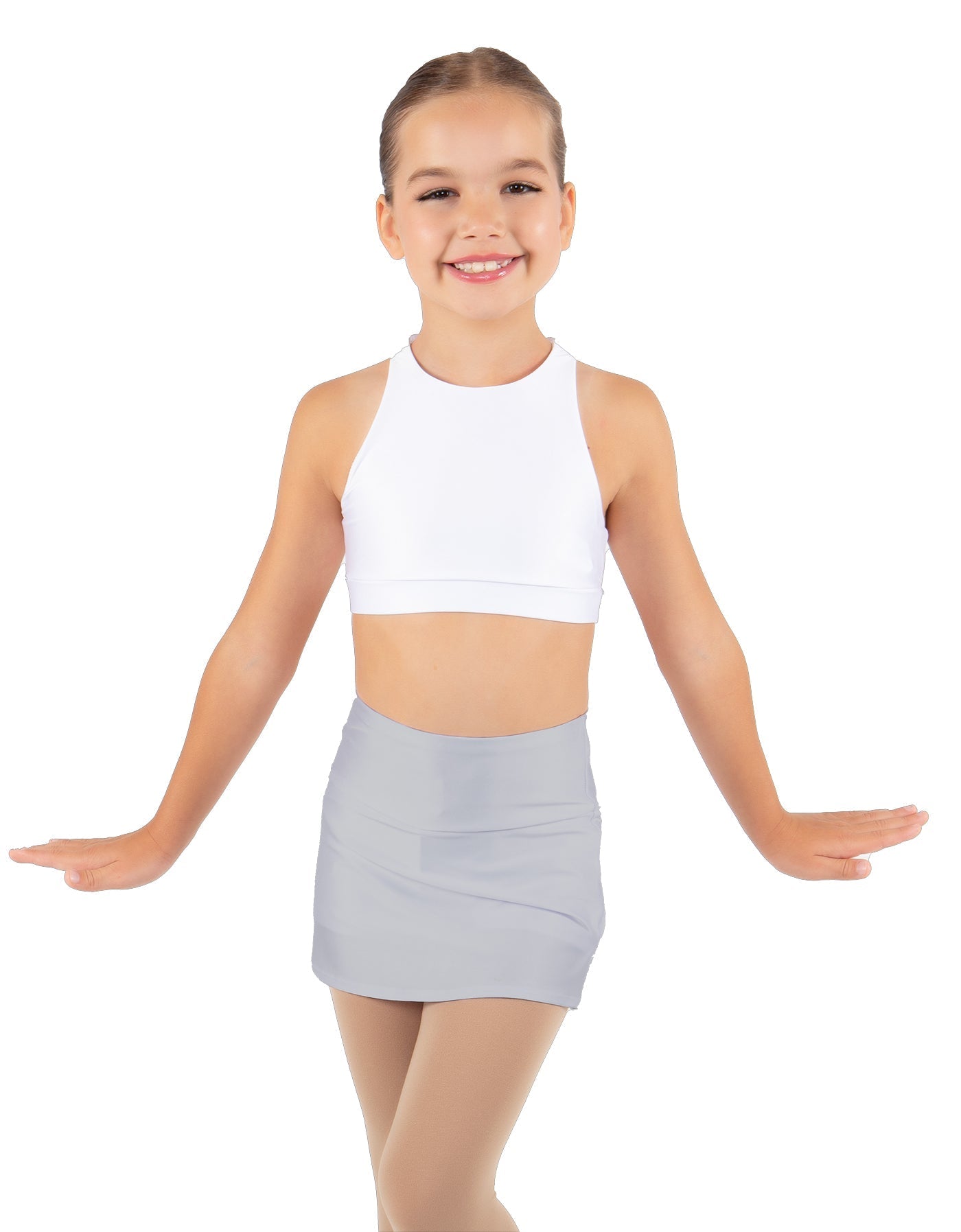 Solid Lycra Cheer Skort