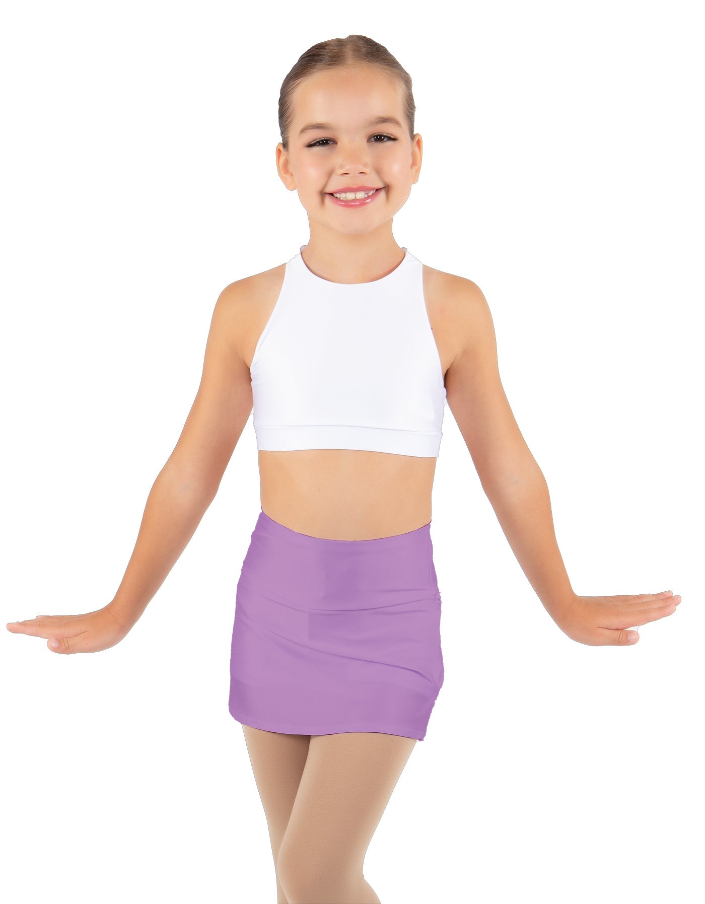 Solid Lycra Cheer Skort