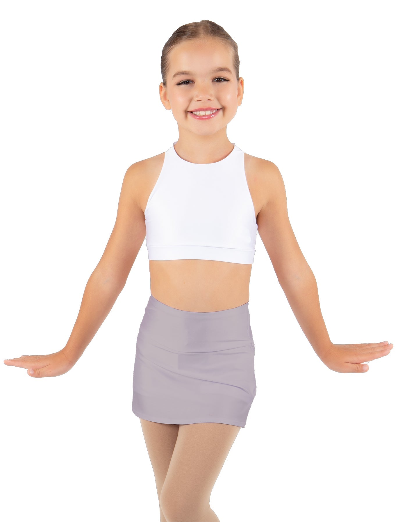 Solid Lycra Cheer Skort