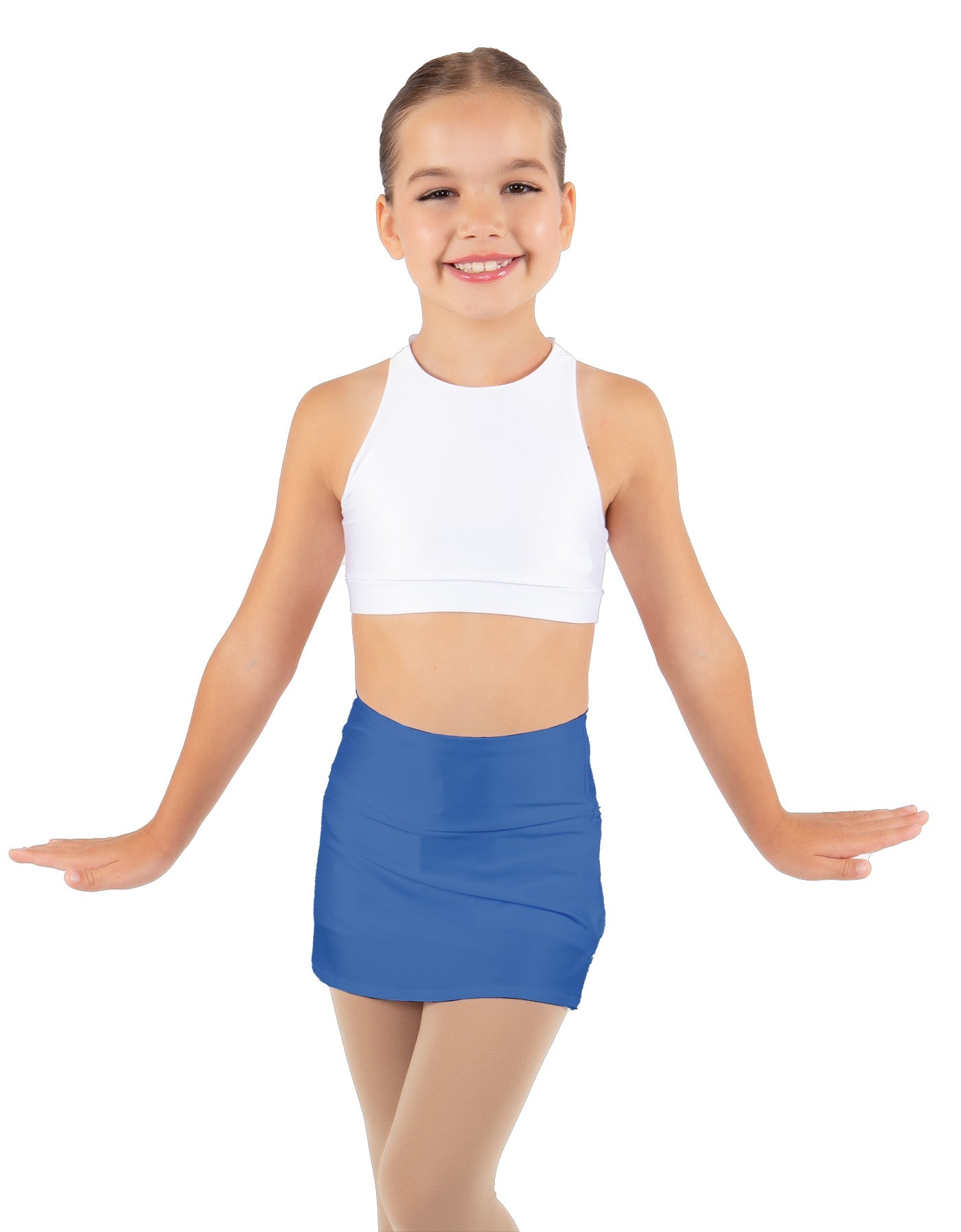 Solid Lycra Cheer Skort