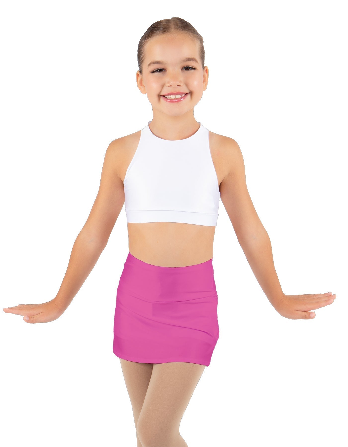 Solid Lycra Cheer Skort