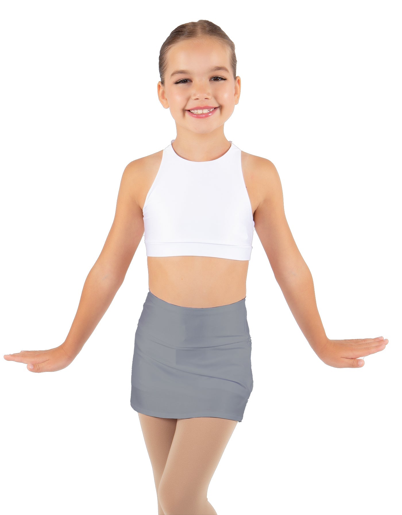 Solid Lycra Cheer Skort