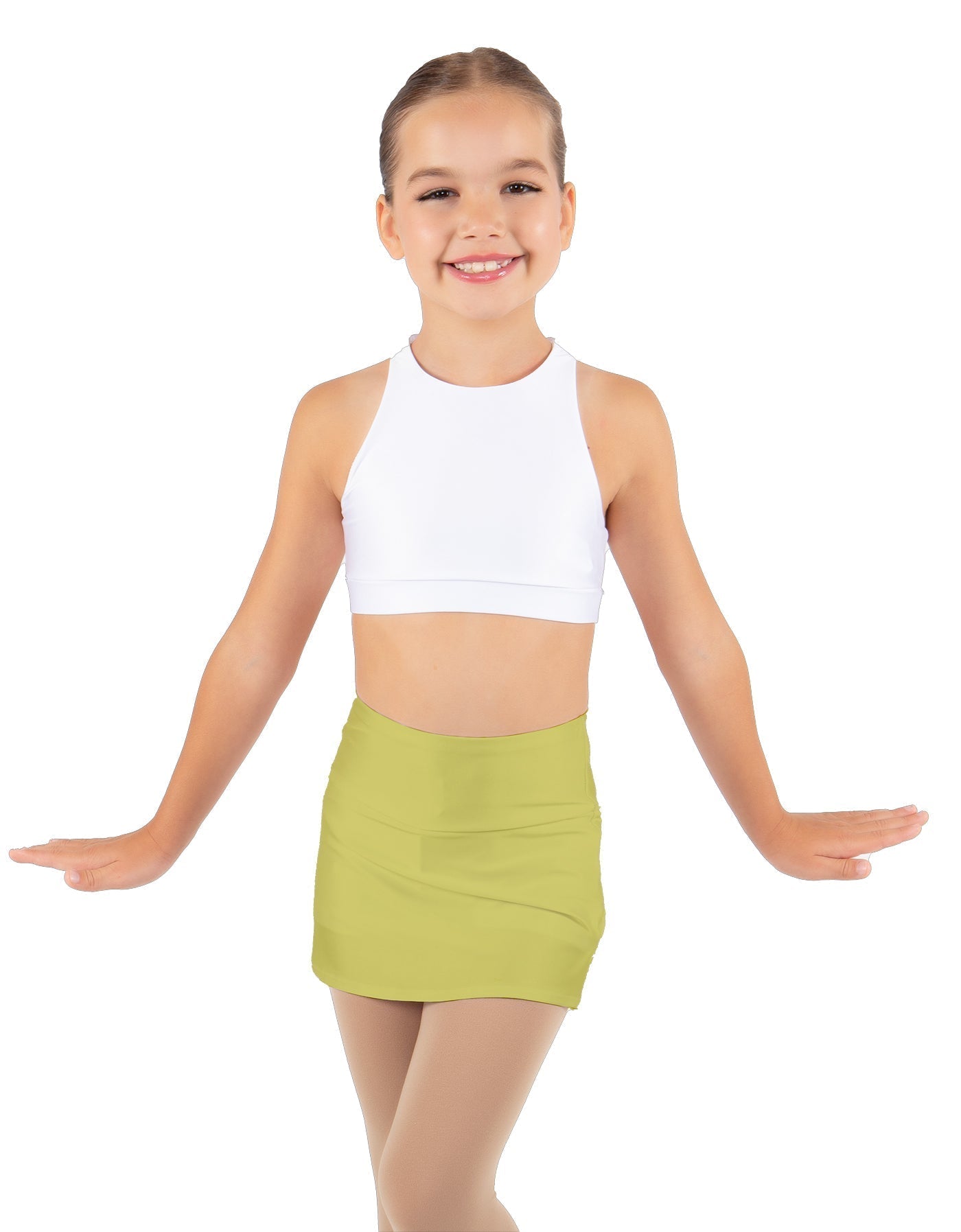 Solid Lycra Cheer Skort