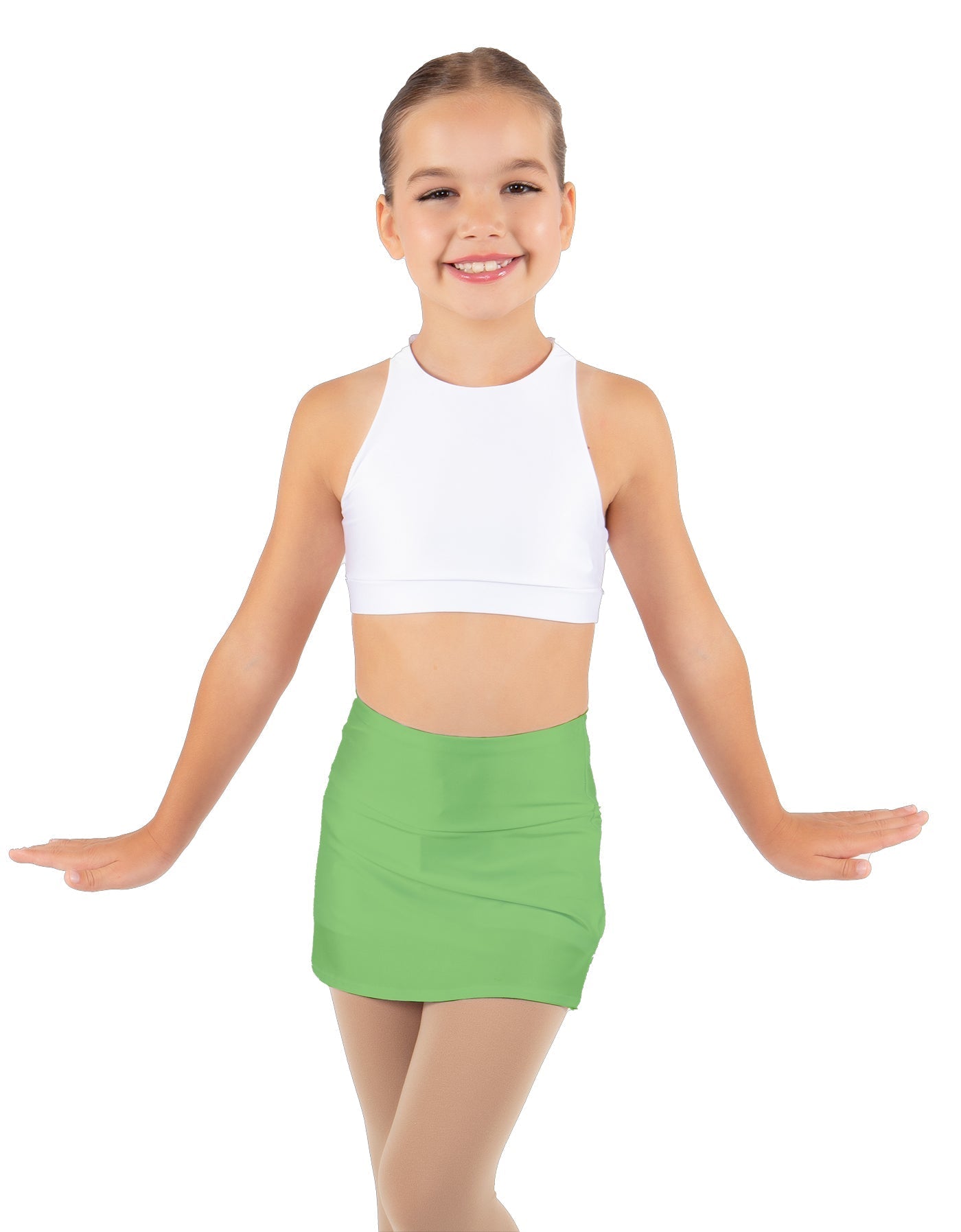 Solid Lycra Cheer Skort