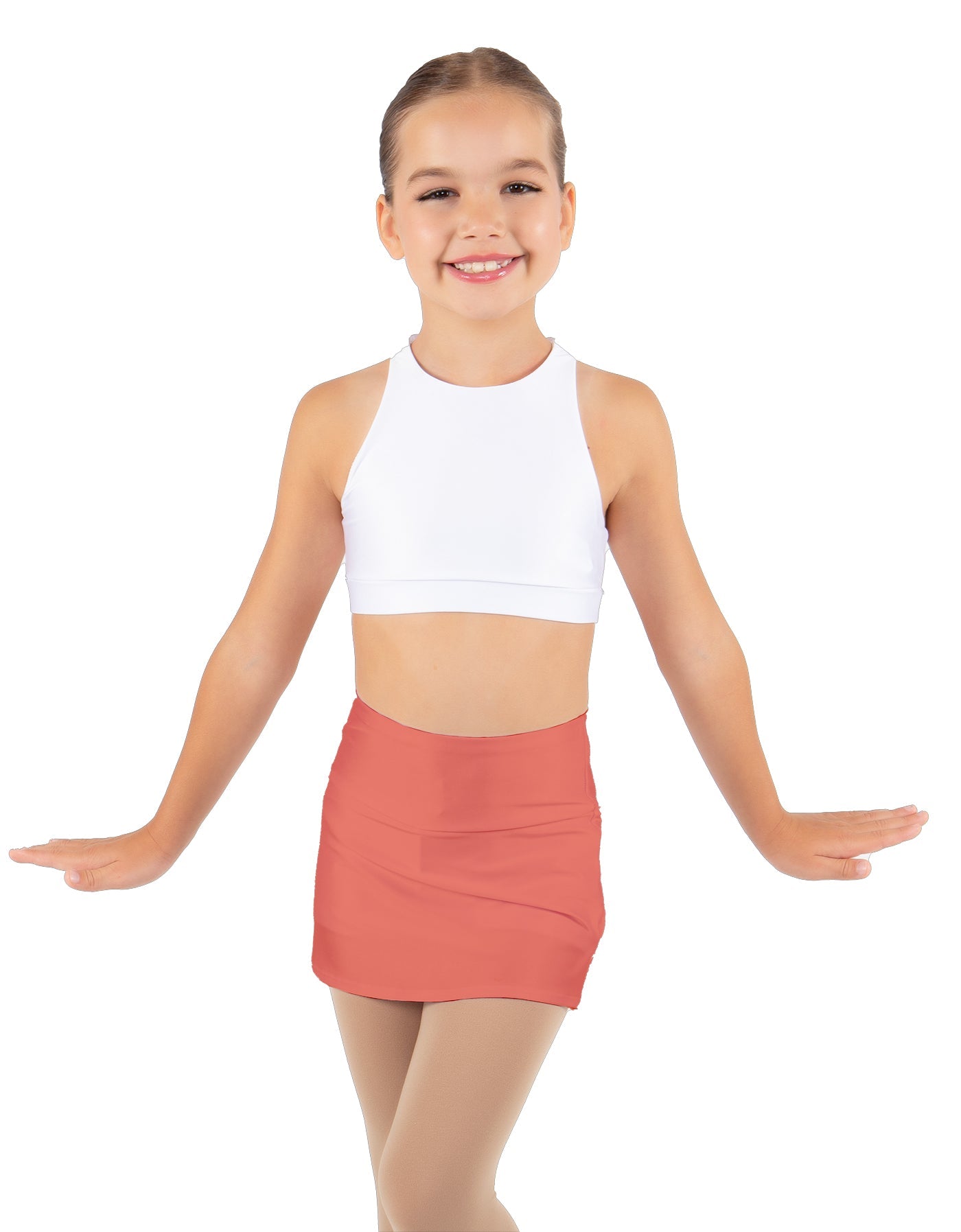 Solid Lycra Cheer Skort