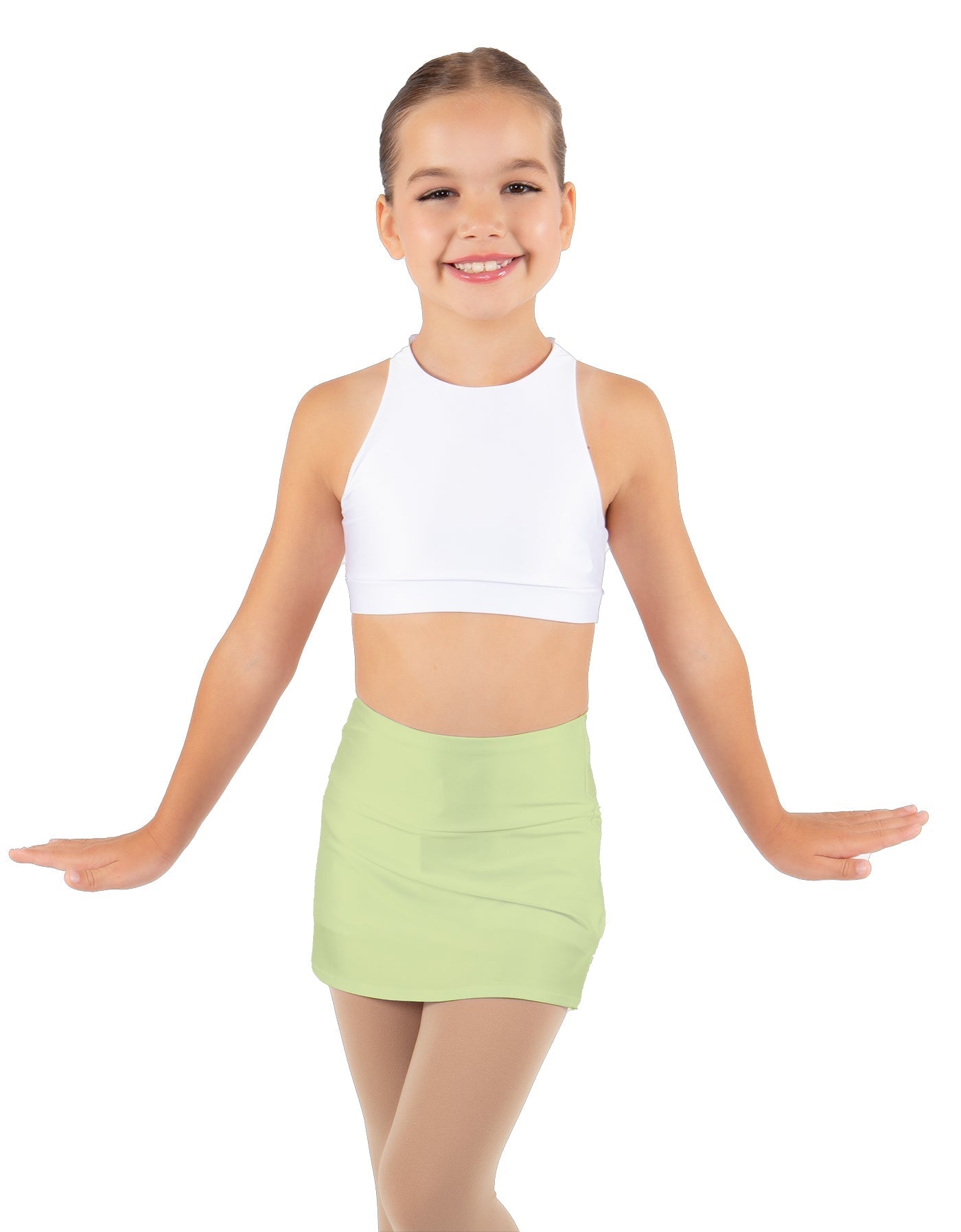 Solid Lycra Cheer Skort