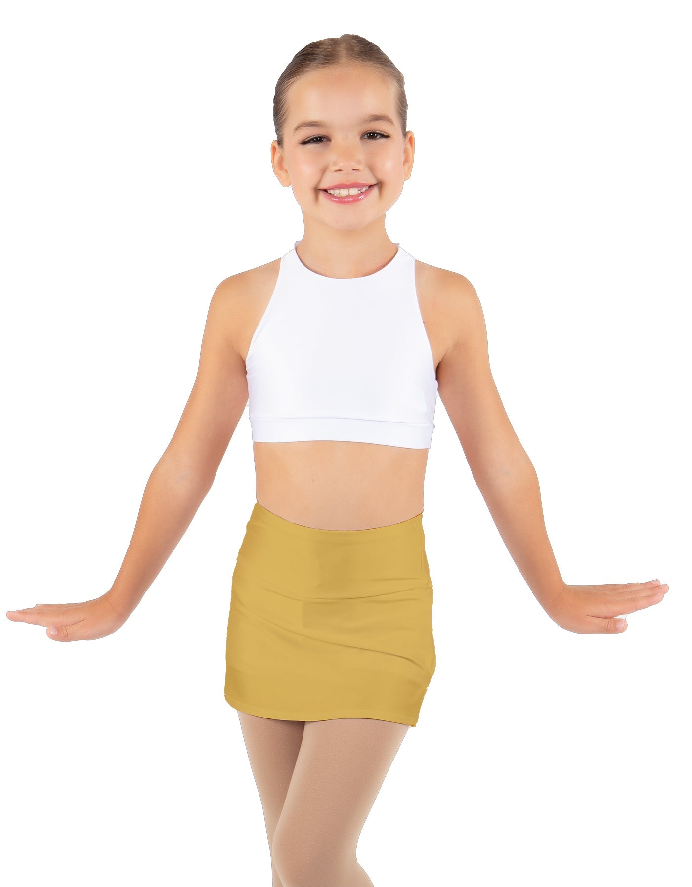 Solid Lycra Cheer Skort