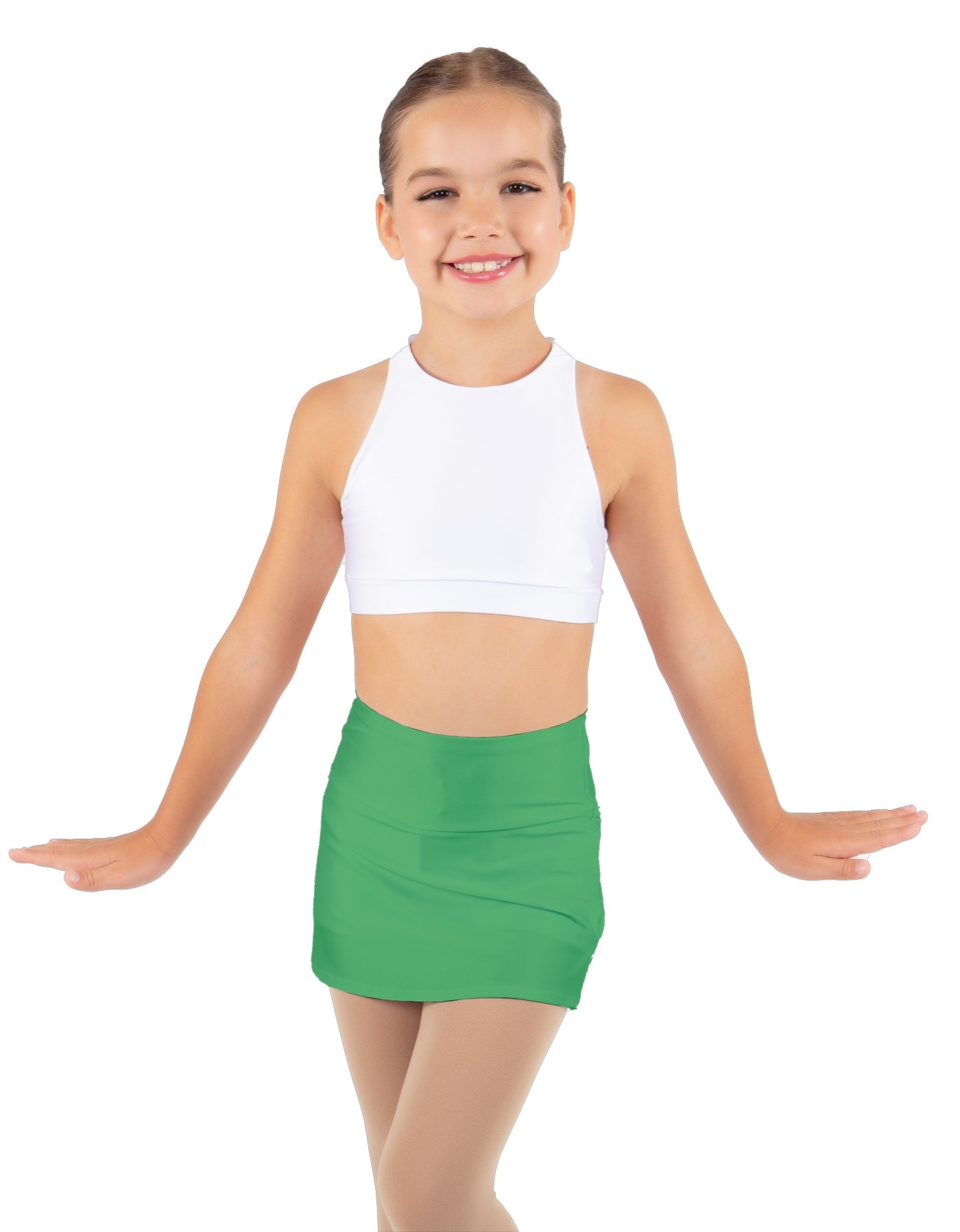 Solid Lycra Cheer Skort