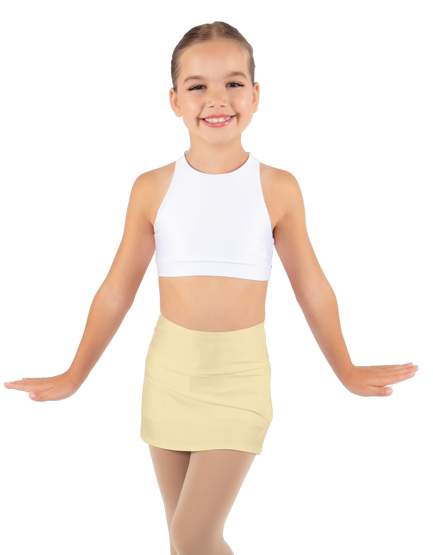 Solid Lycra Cheer Skort