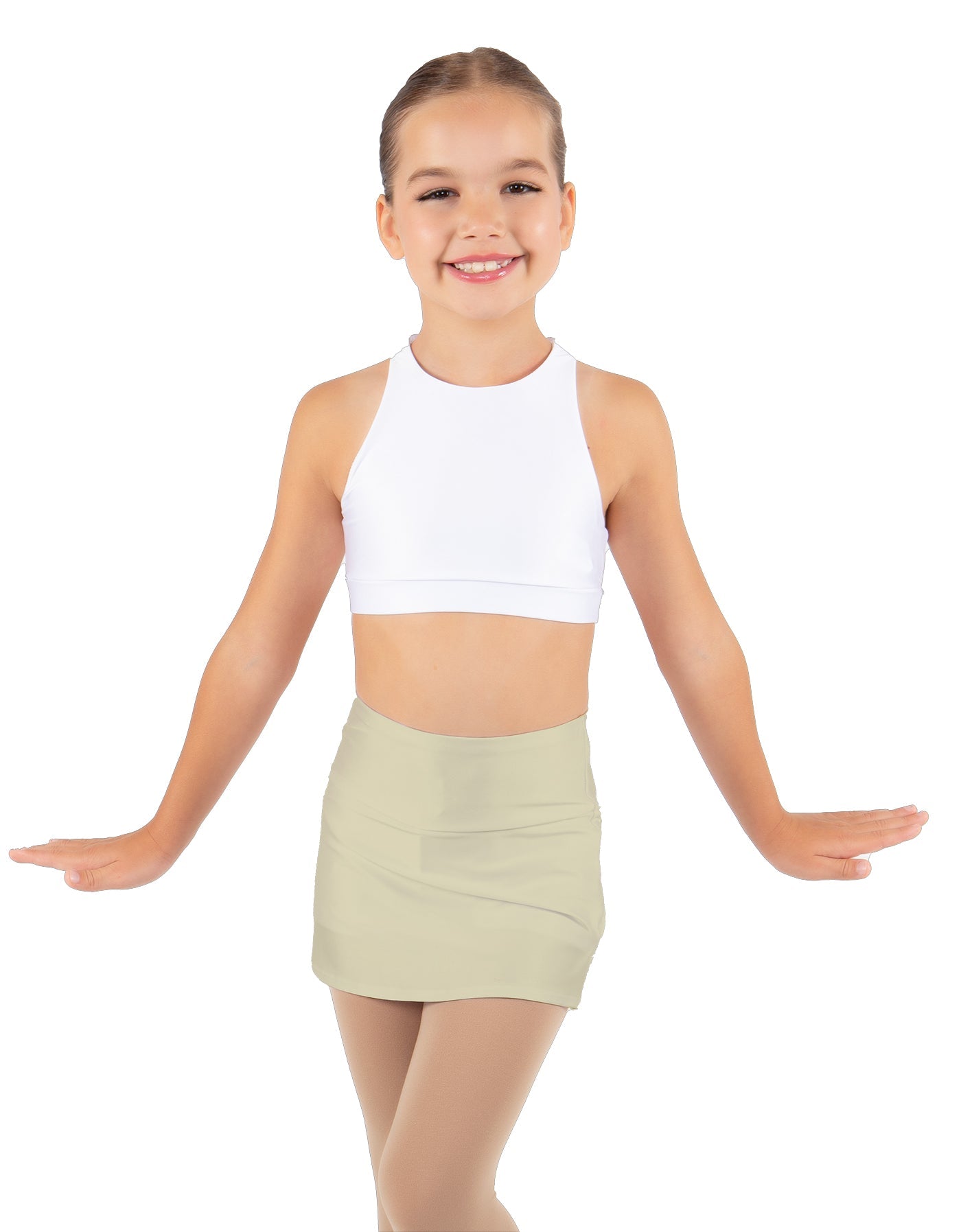 Solid Lycra Cheer Skort