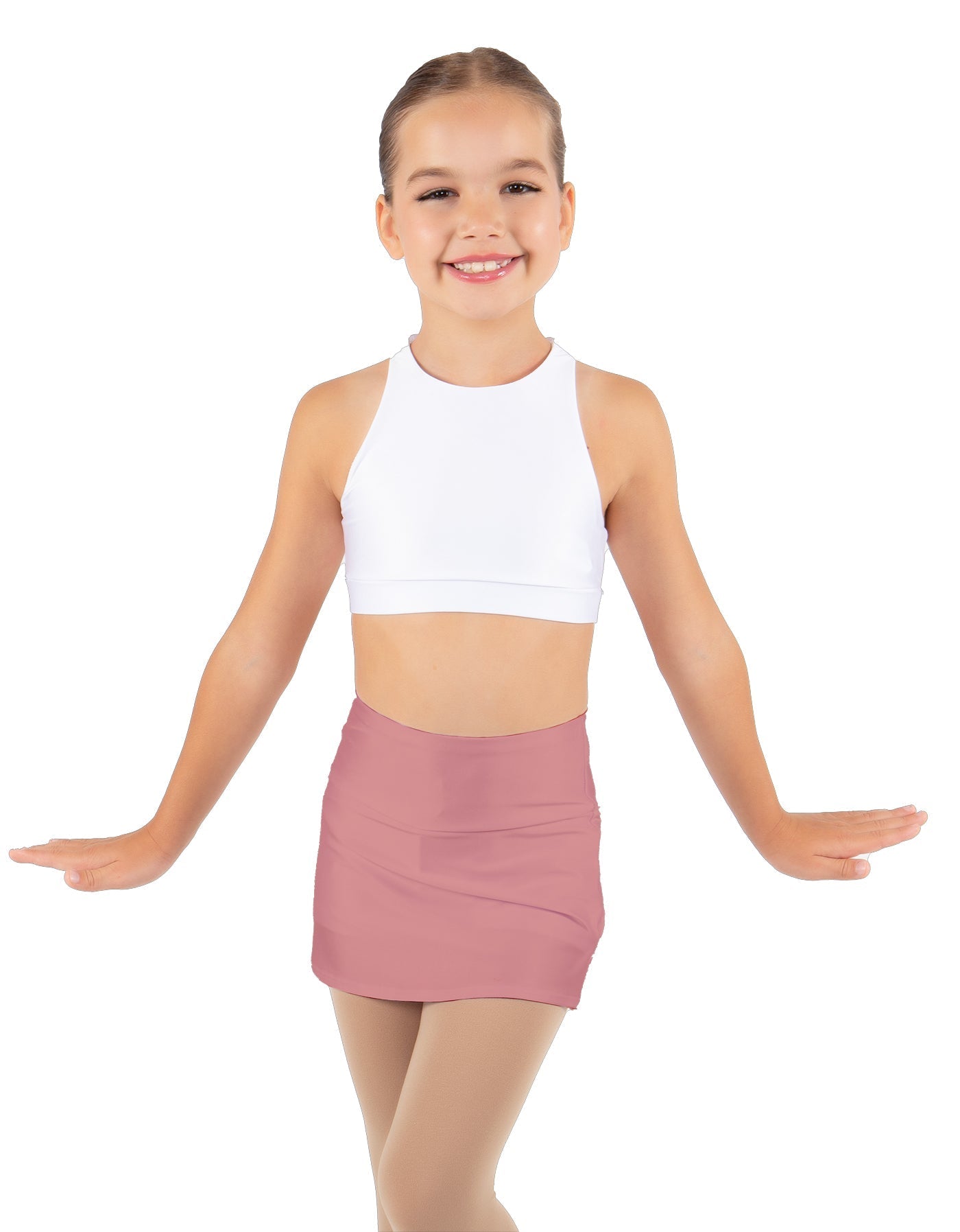 Solid Lycra Cheer Skort