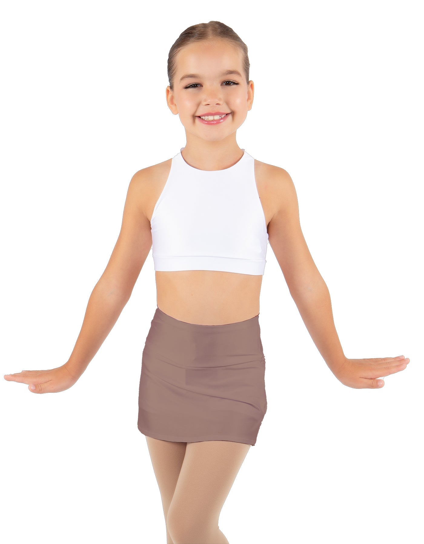 Solid Lycra Cheer Skort