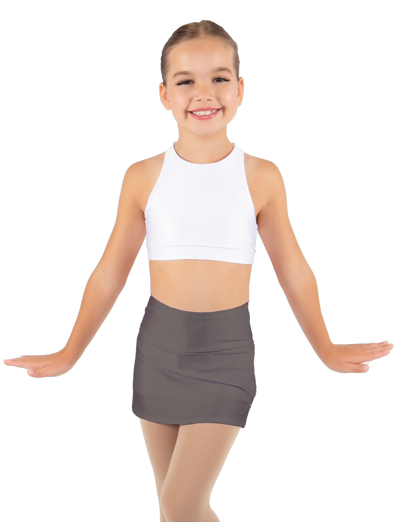 Solid Lycra Cheer Skort
