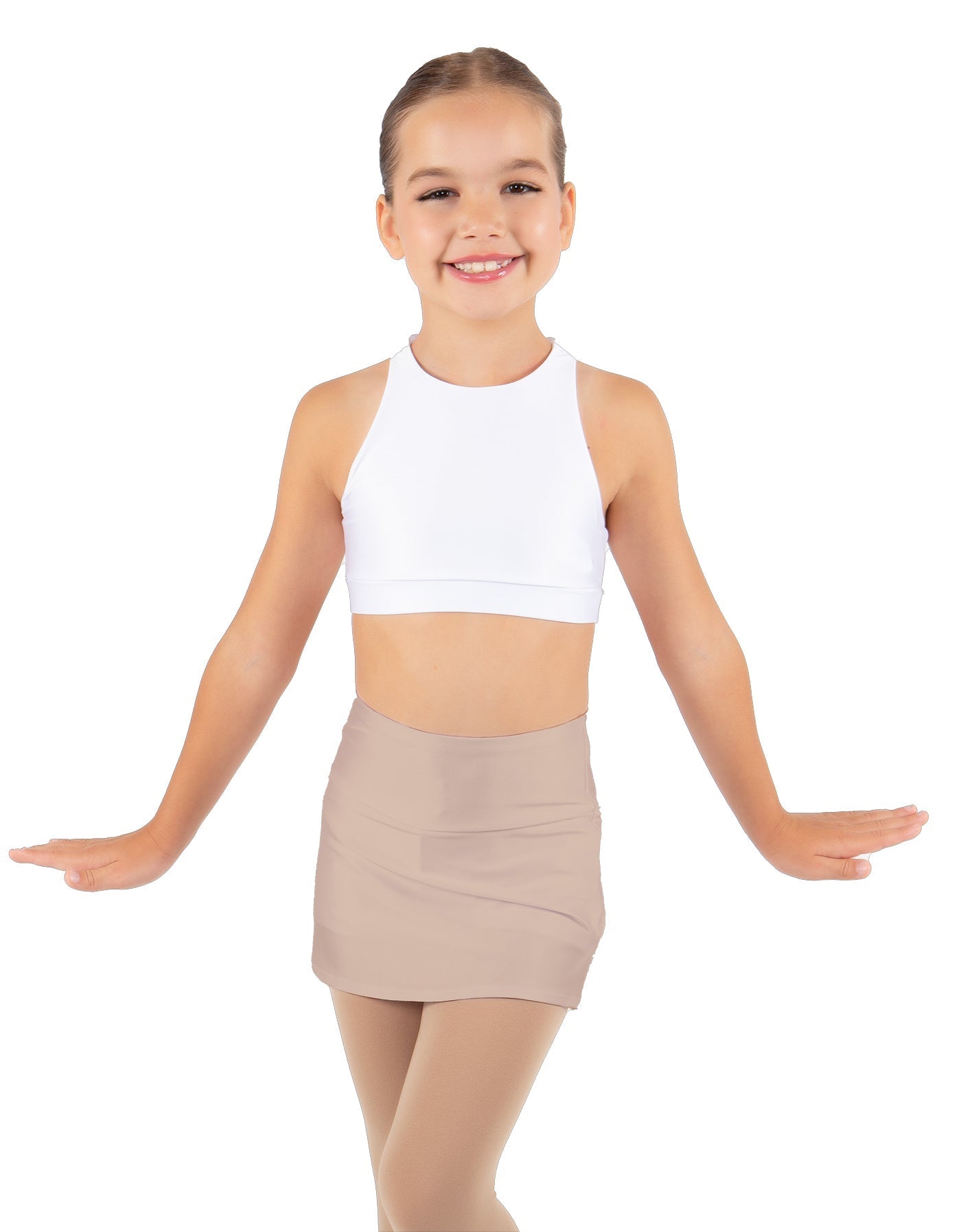 Solid Lycra Cheer Skort