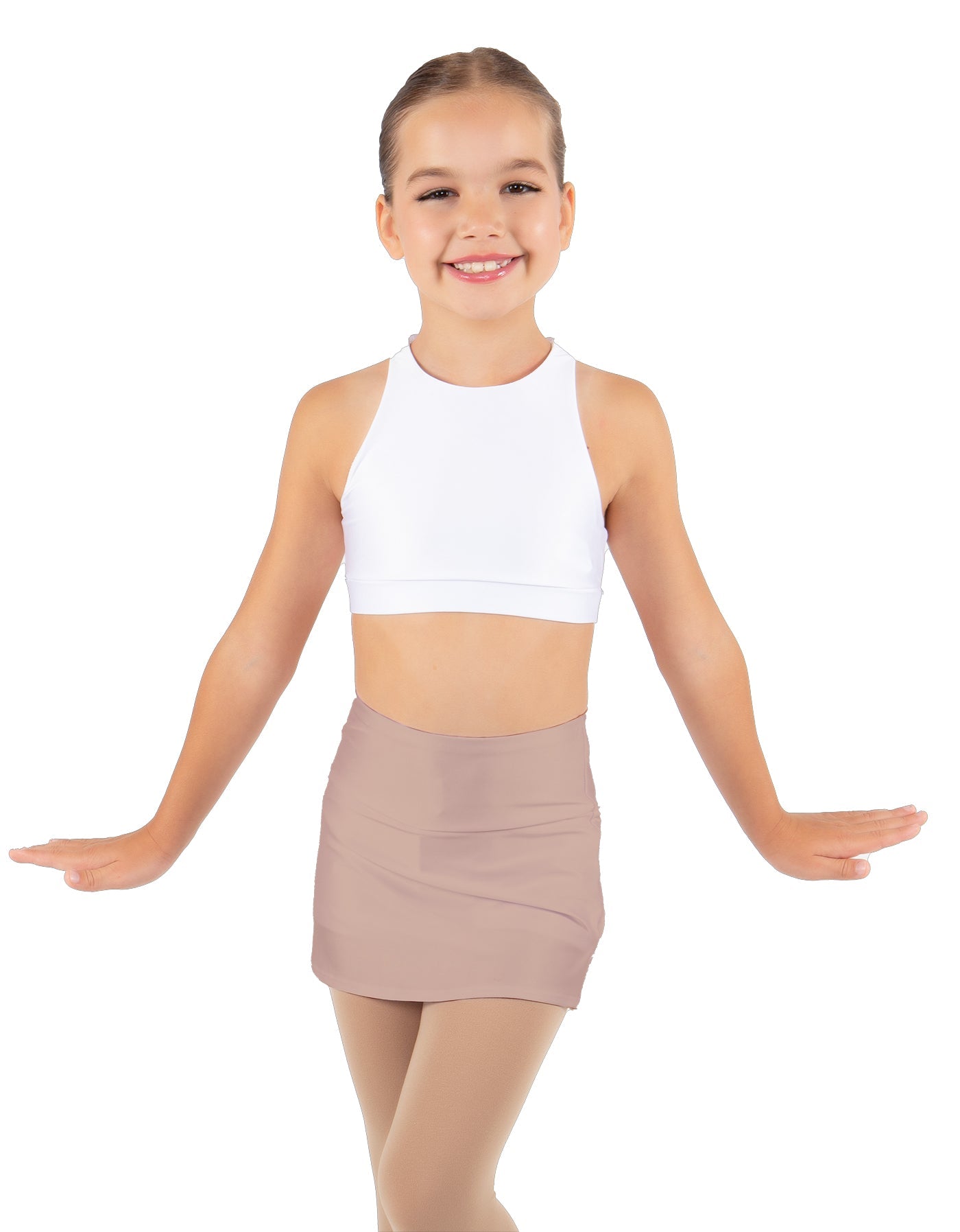 Solid Lycra Cheer Skort