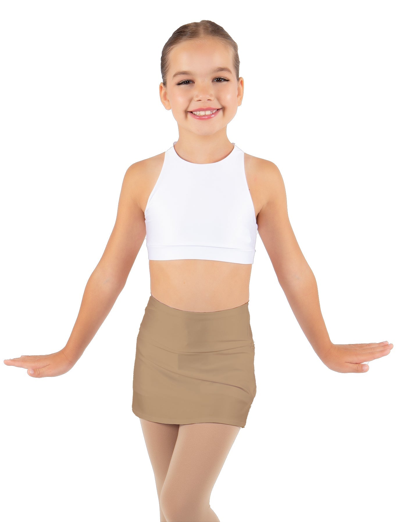 Solid Lycra Cheer Skort