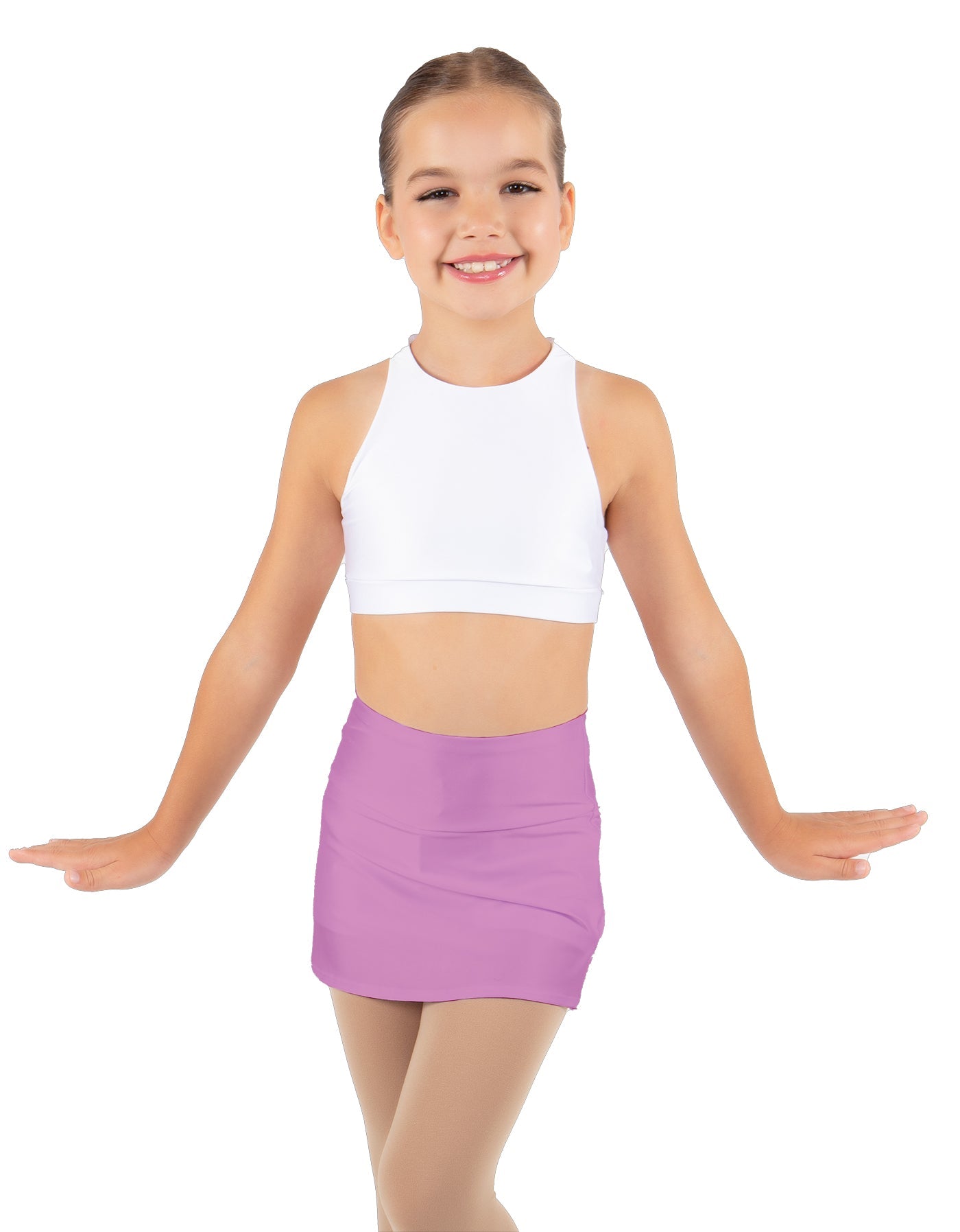 Solid Lycra Cheer Skort