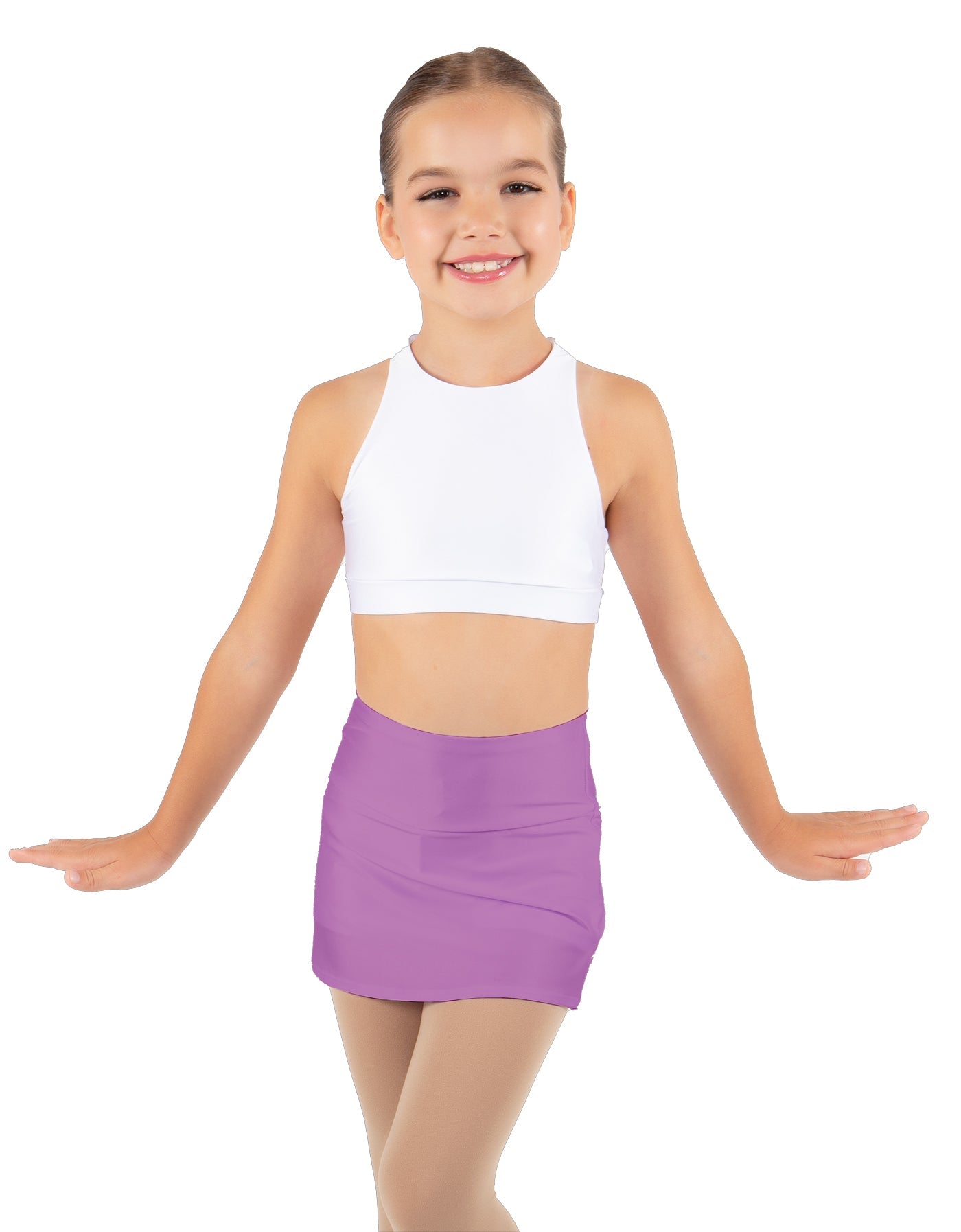Solid Lycra Cheer Skort