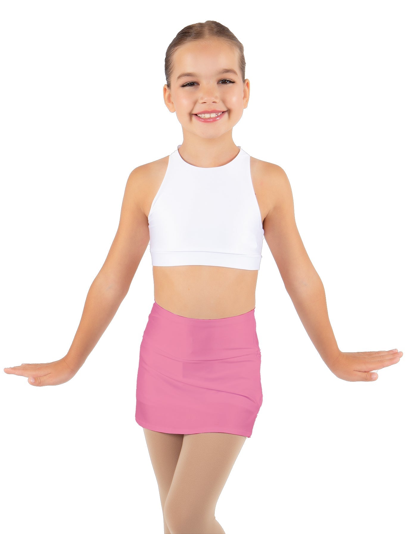 Solid Lycra Cheer Skort
