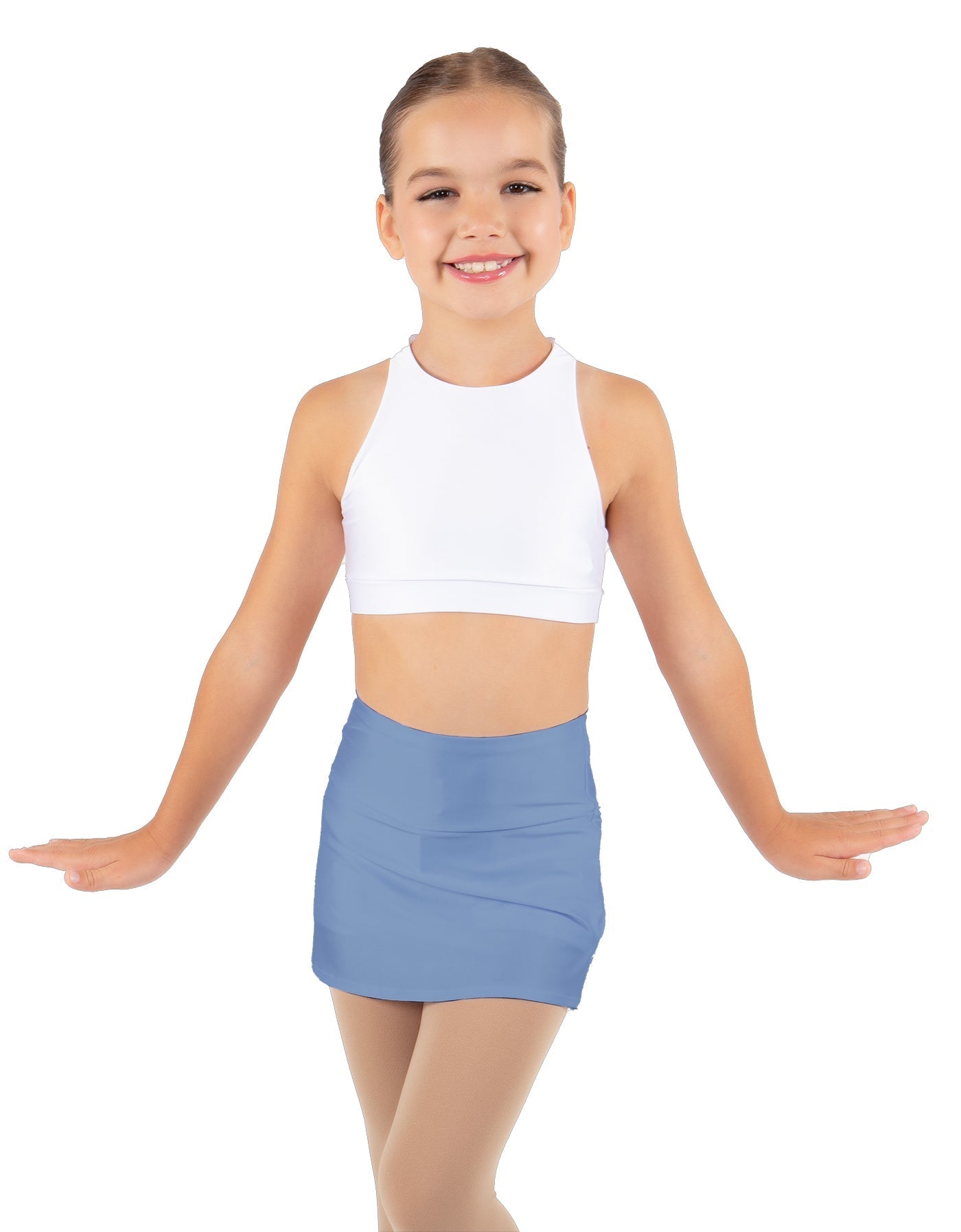 Solid Lycra Cheer Skort