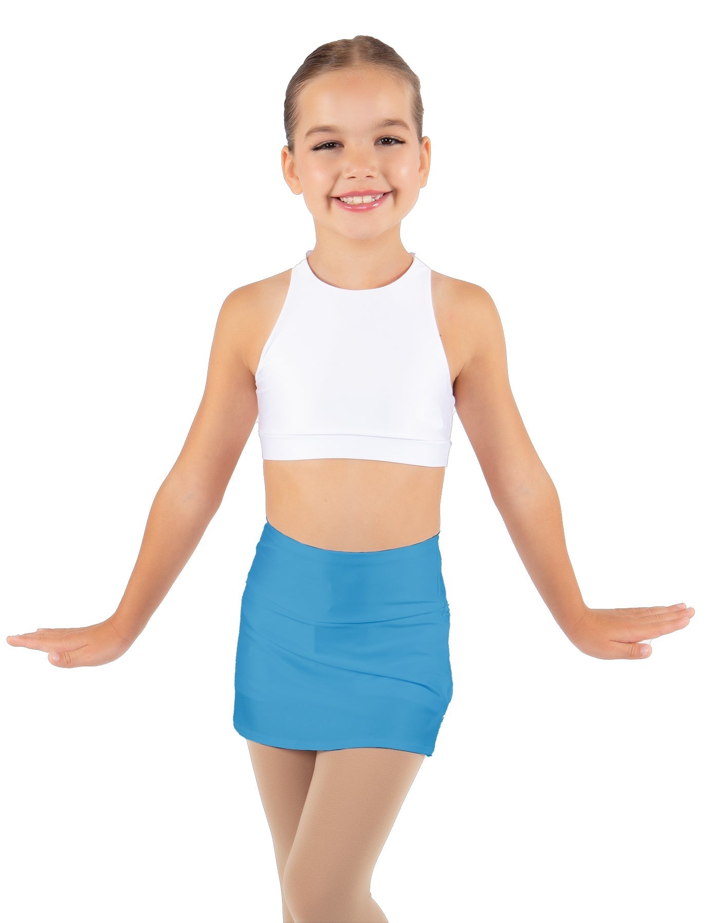 Solid Lycra Cheer Skort