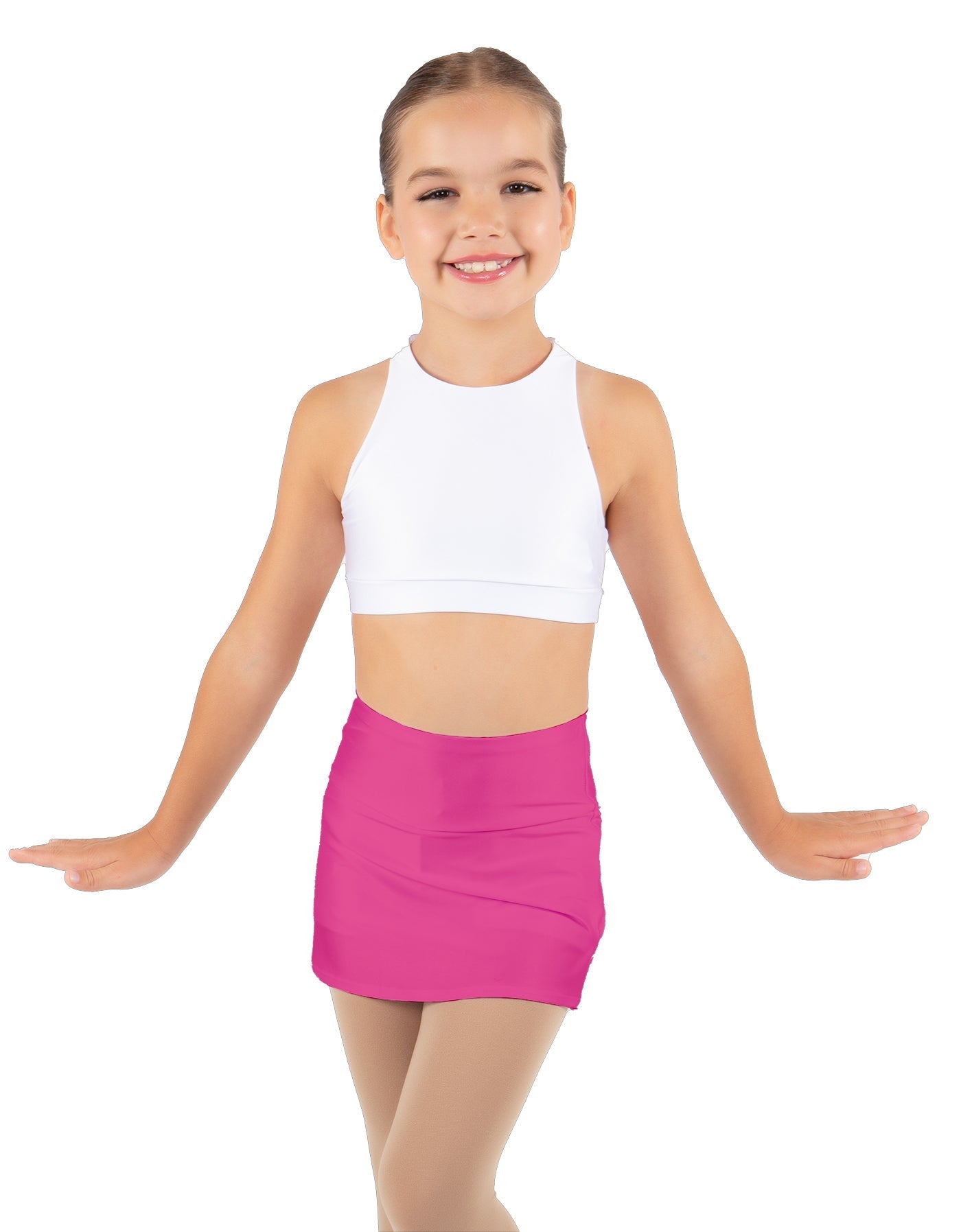 Solid Lycra Cheer Skort