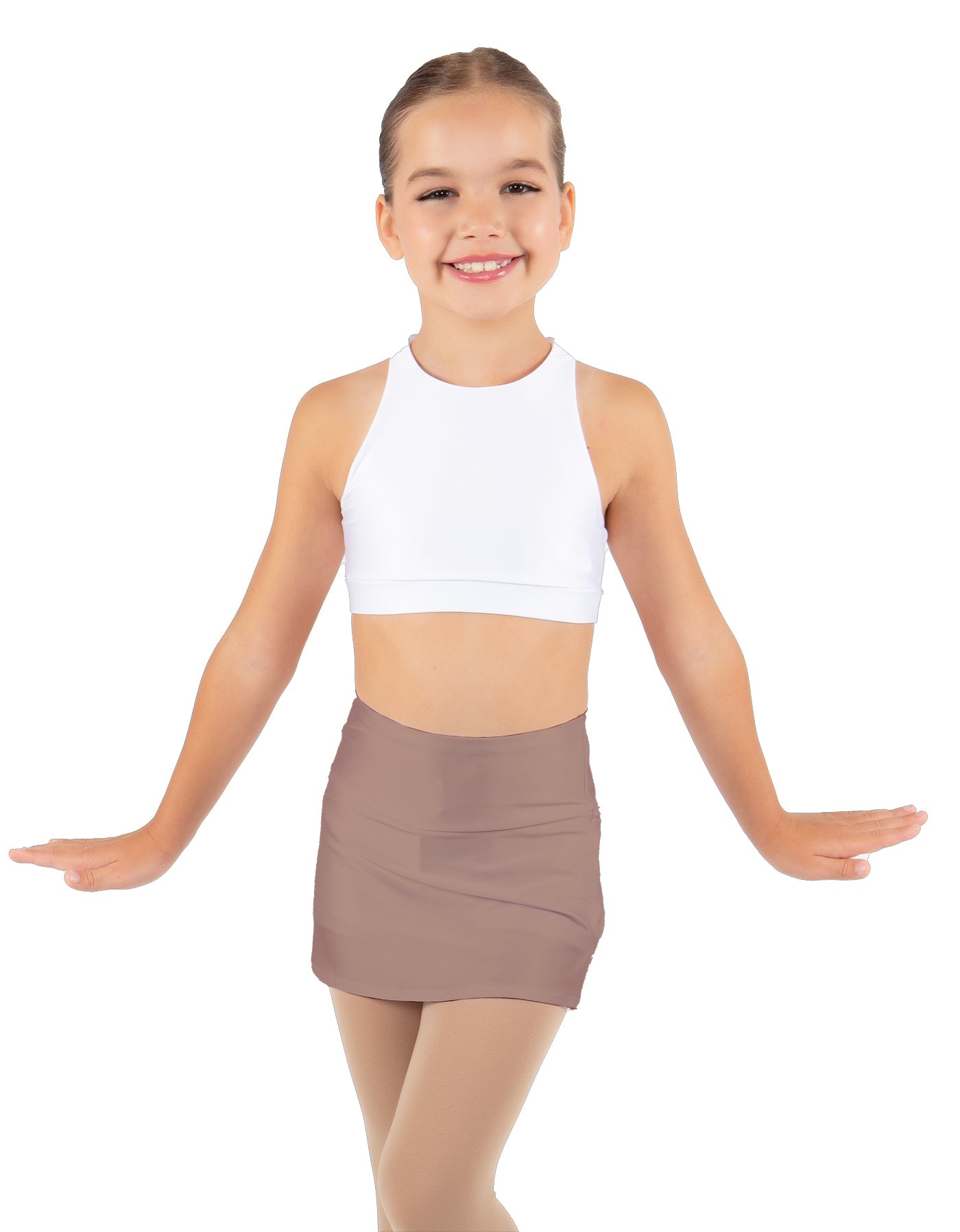 Solid Lycra Cheer Skort