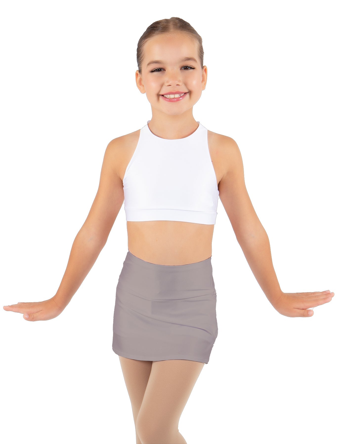 Solid Lycra Cheer Skort