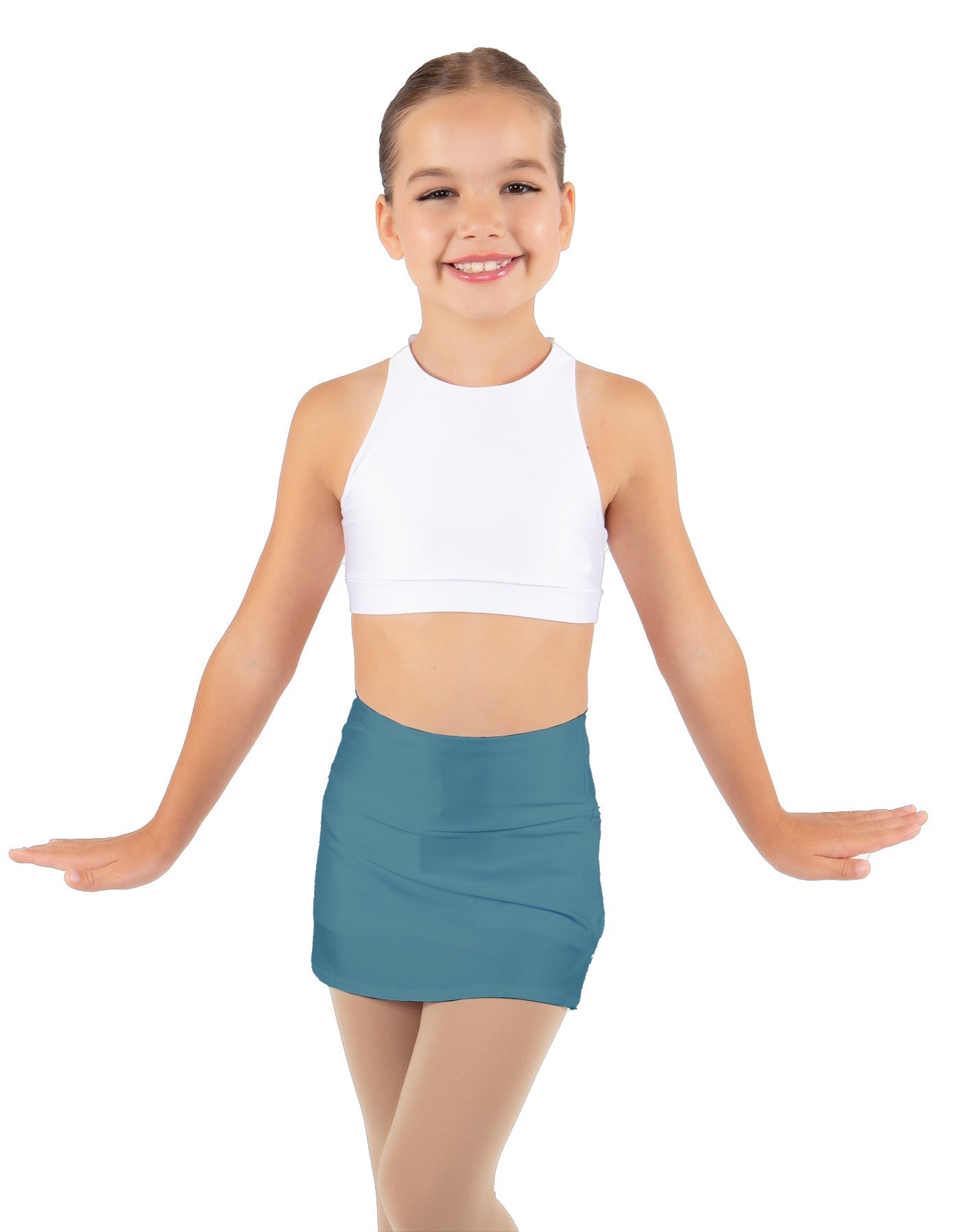 Solid Lycra Cheer Skort