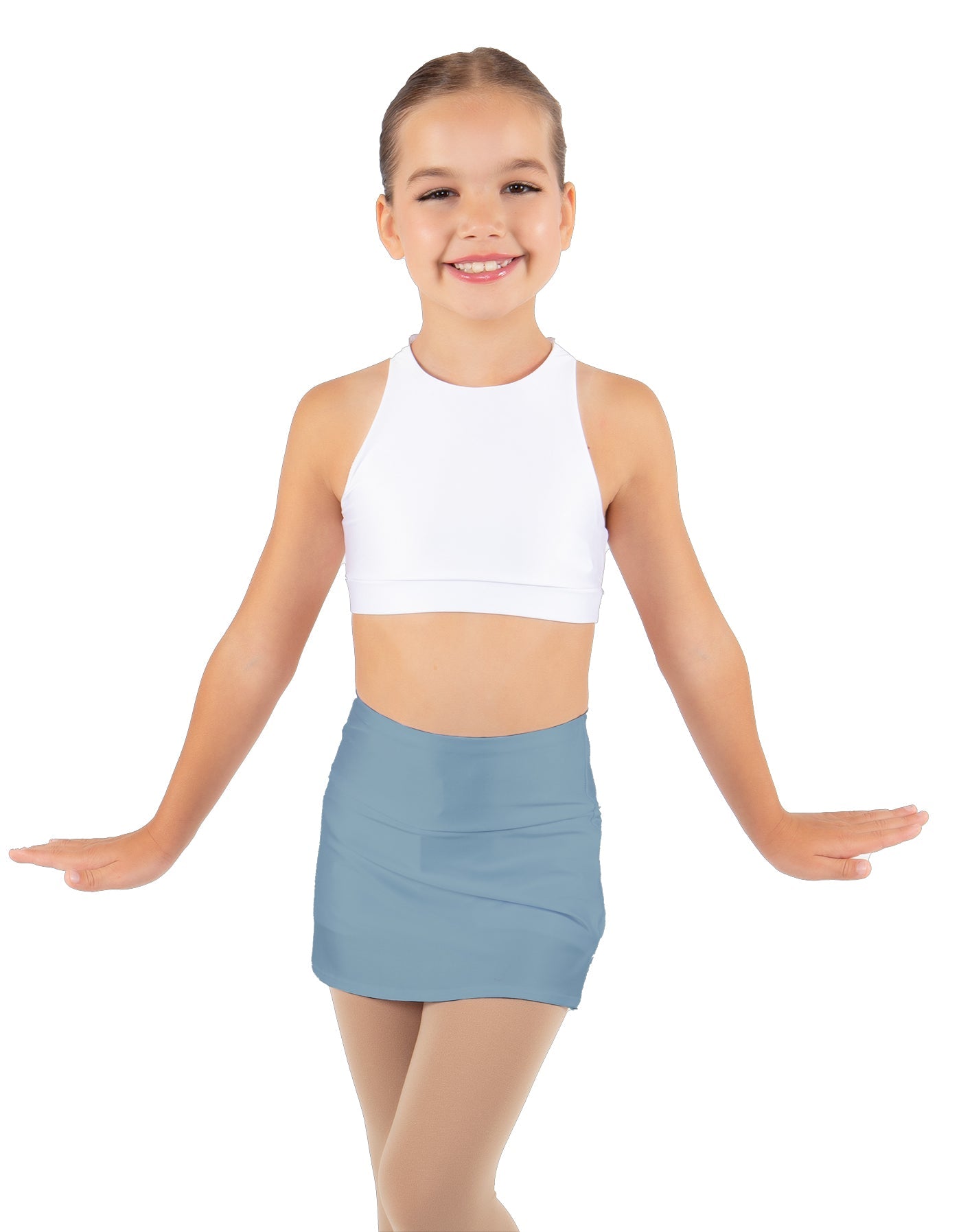 Solid Lycra Cheer Skort