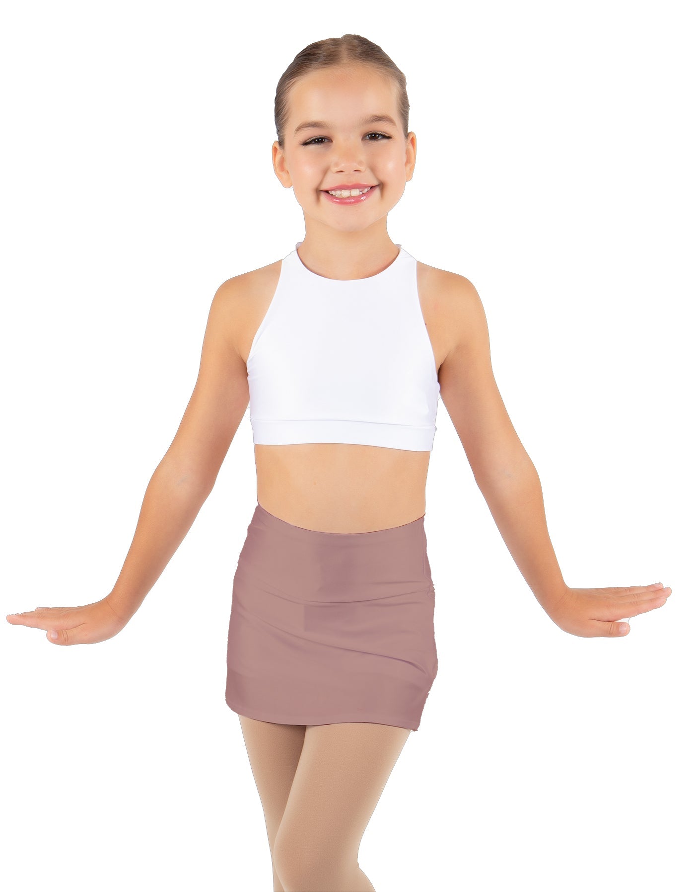 Solid Lycra Cheer Skort