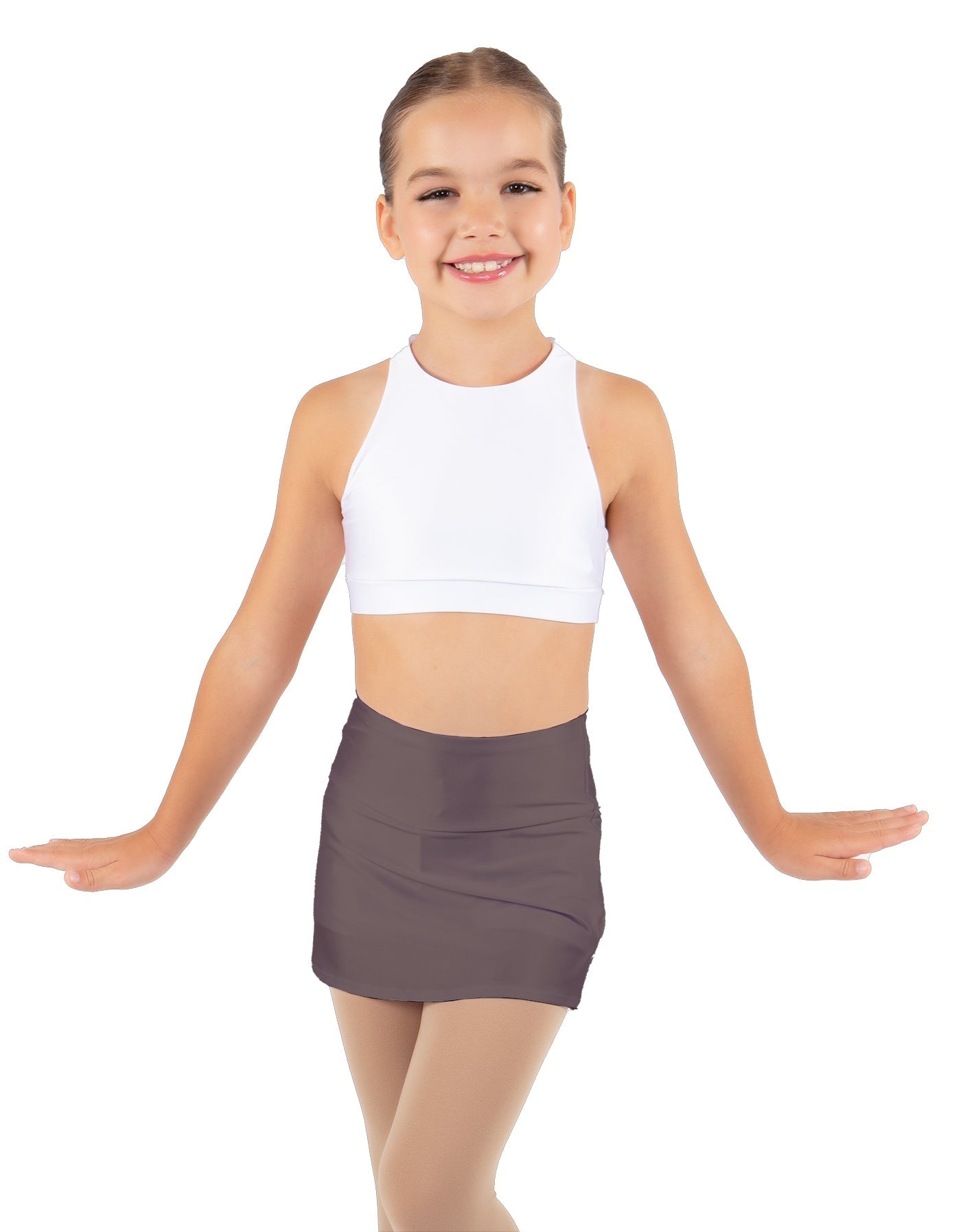 Solid Lycra Cheer Skort