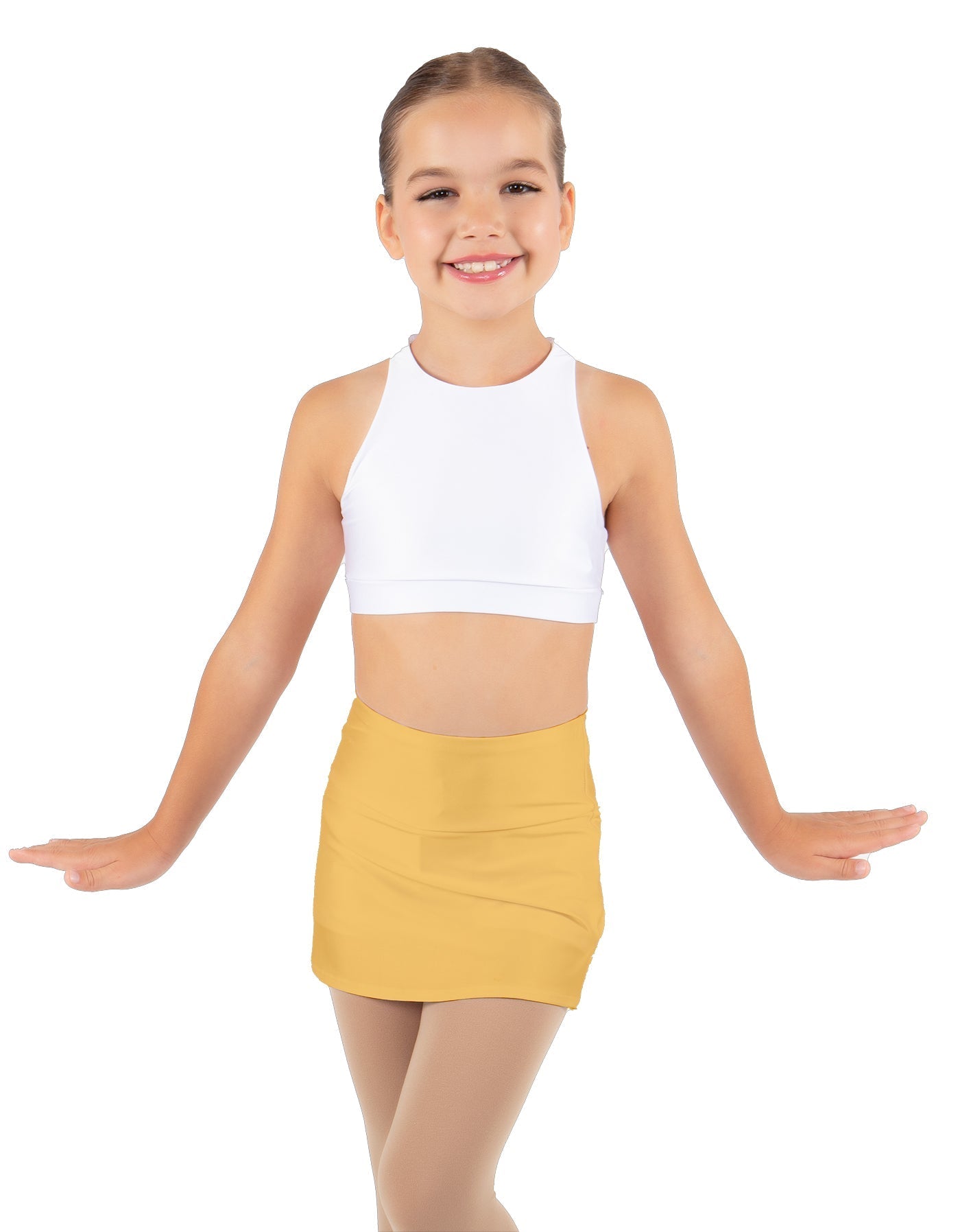 Solid Lycra Cheer Skort